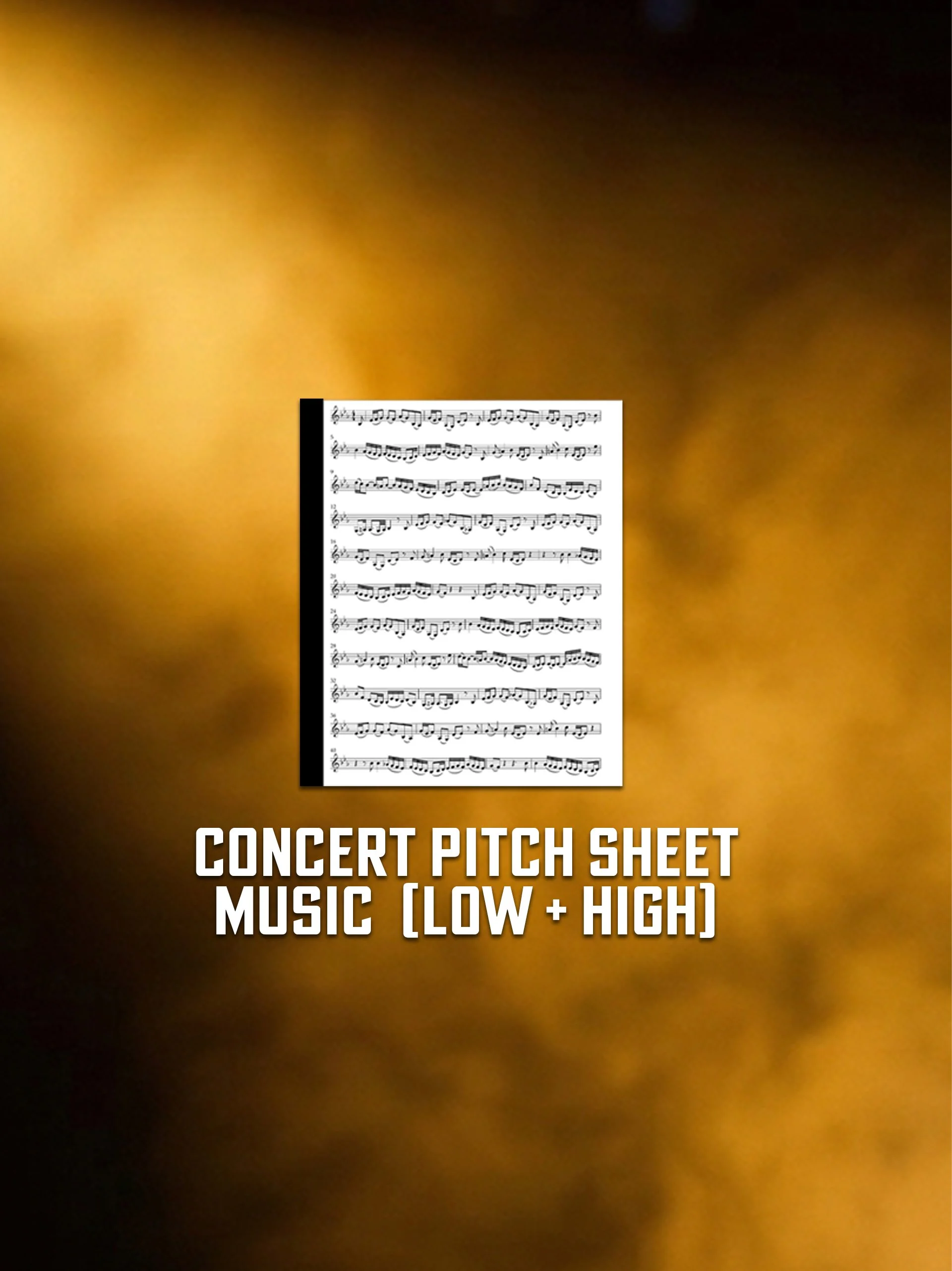 Concert Pitch Sheet Music