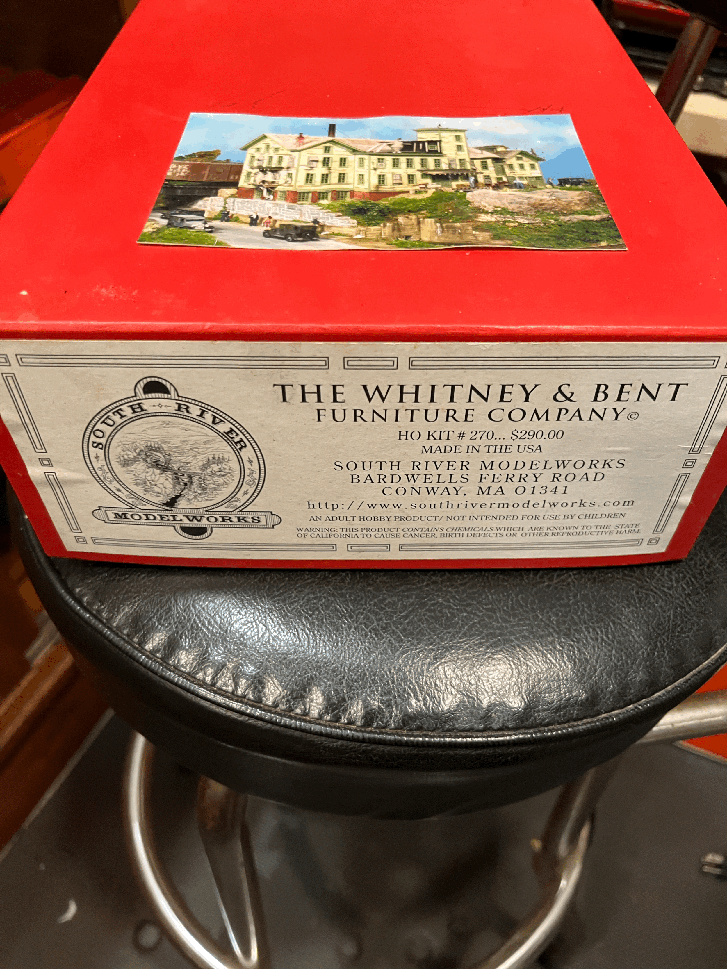 South River Model Works HO Kit #270. The Whitney & Bent Furniture Co,