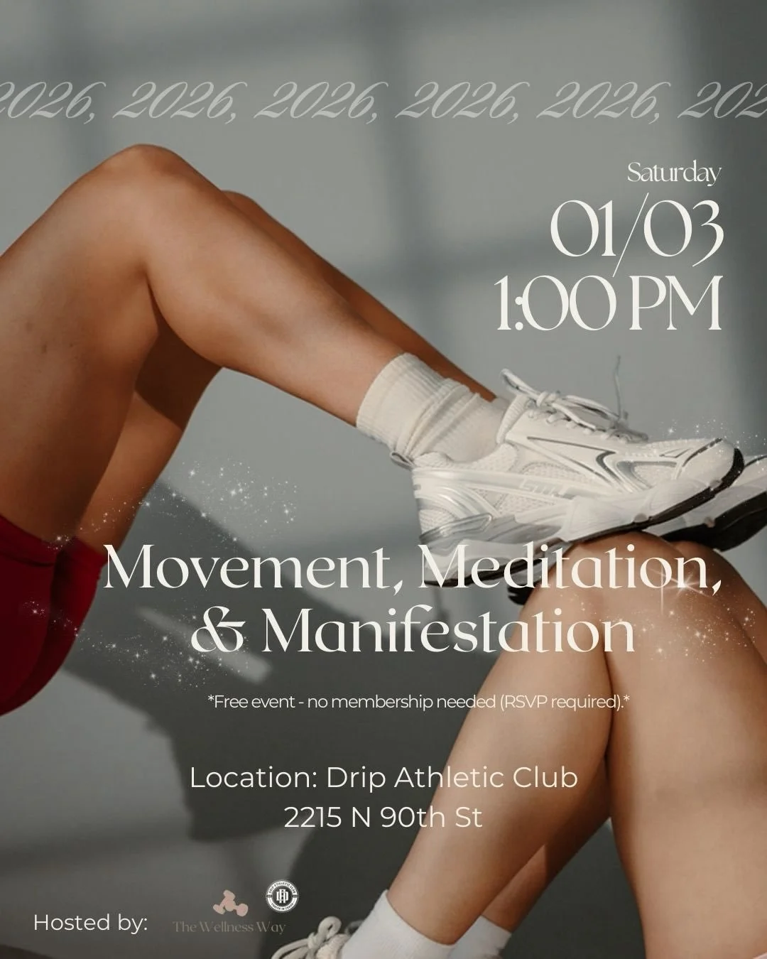 The Wellness Way x Drip Athletic Club are teaming up for the first event of 2026 ✨ Kick off your New Year with movement, clarity, and aligned intention. 

Join us on Saturday, January 3rd for a guided blend of strength training, a brief grounding med