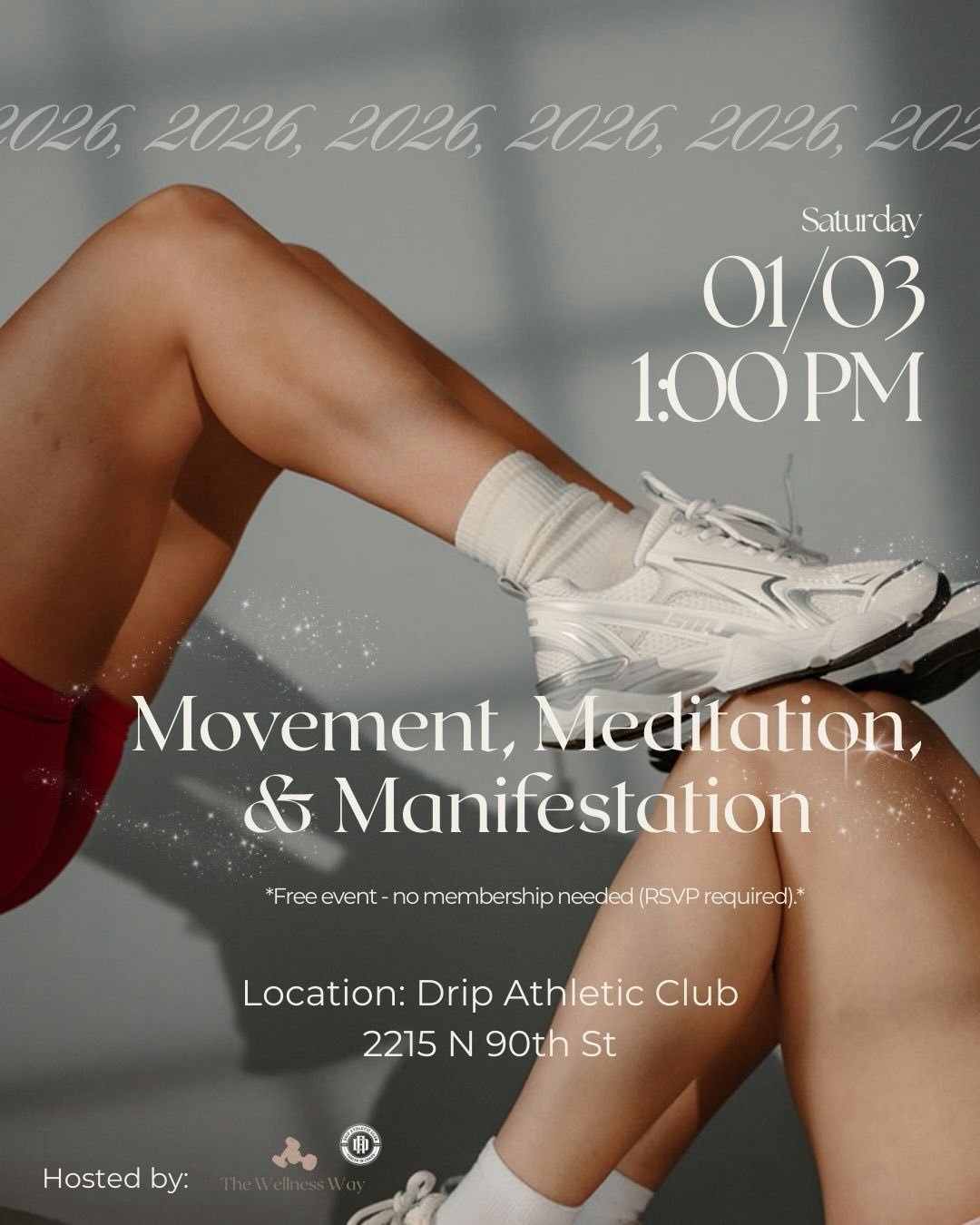 The Wellness Way x Drip Athletic Club are teaming up for the first event of 2026 ✨ Kick off your New Year with movement, clarity, and aligned intention. 

Join us on Saturday, January 3rd for a guided blend of strength training, a brief grounding med
