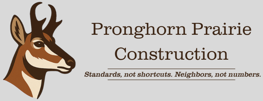 Pronghorn Prairie Construction