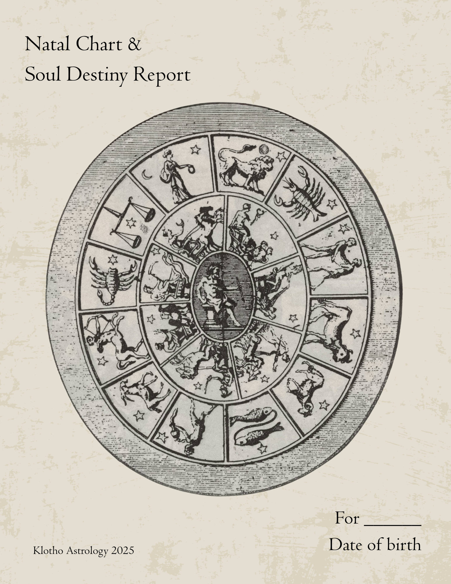 Personalized Natal & Soul Destiny Report