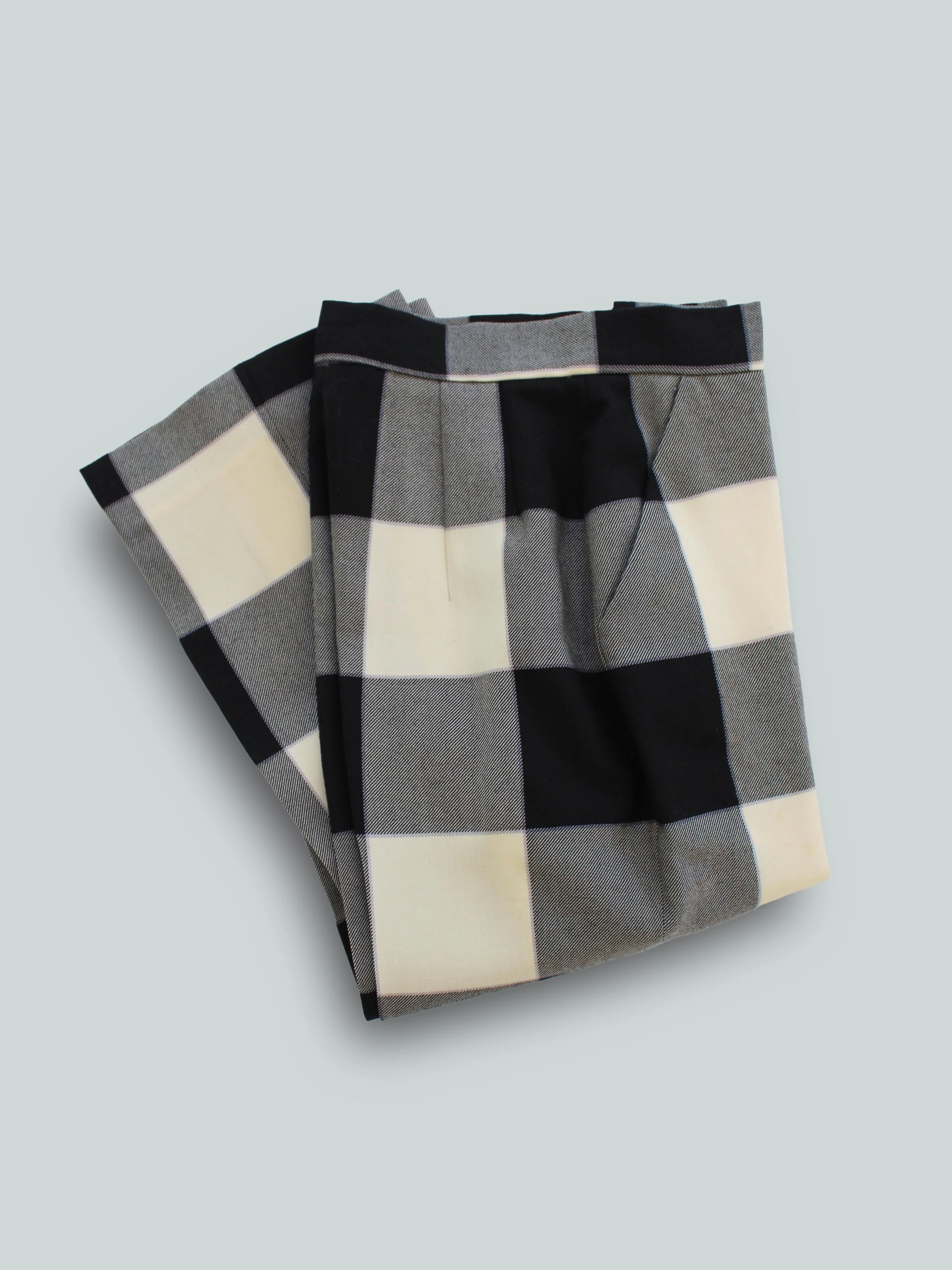 VIVIENNE WESTWOOD GOLD LABEL WOOL PLAID PANTS circa 98'