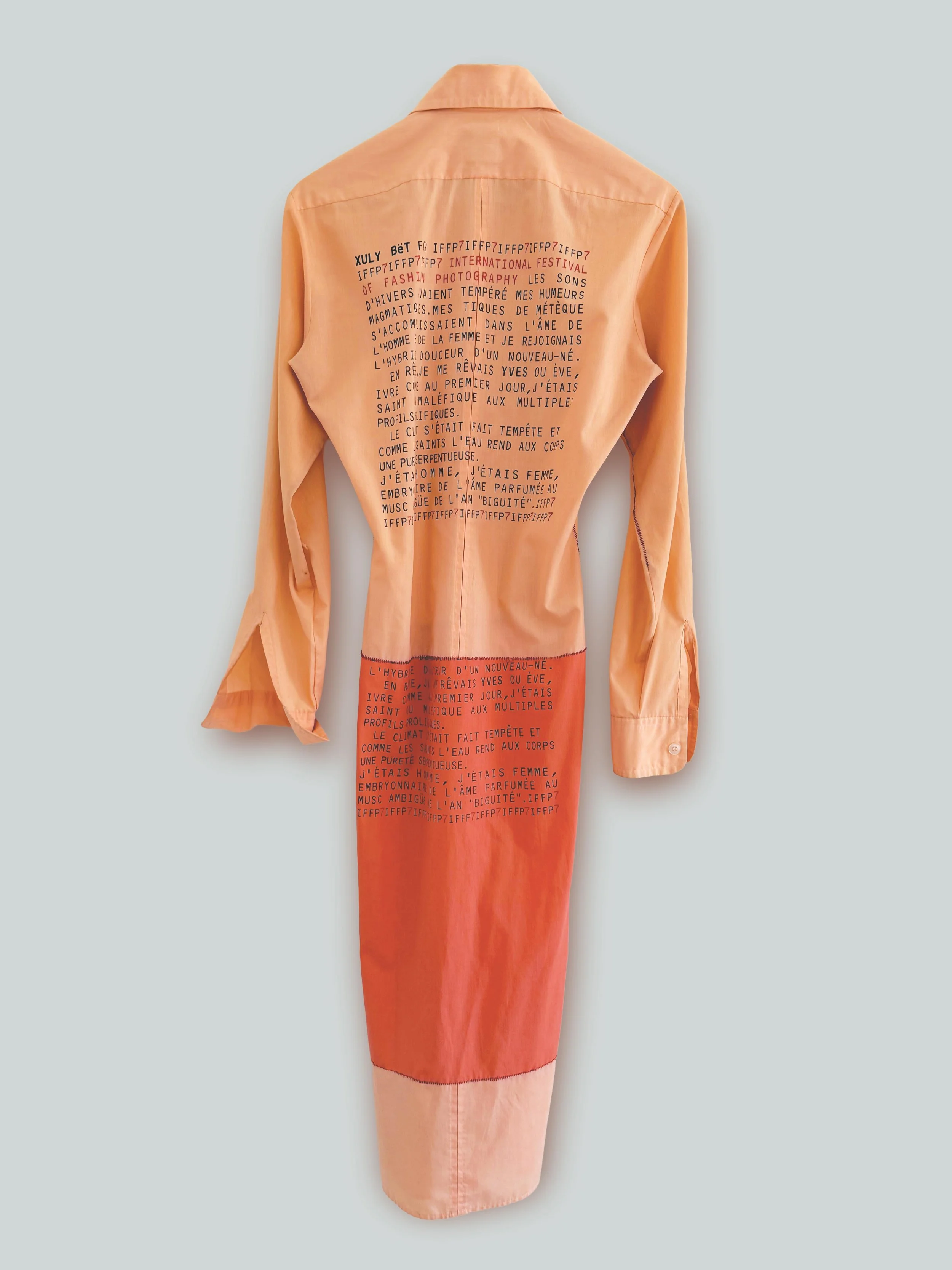 XULY BëT LONG COLORBLOCK OVERSHIRT - circa 95'