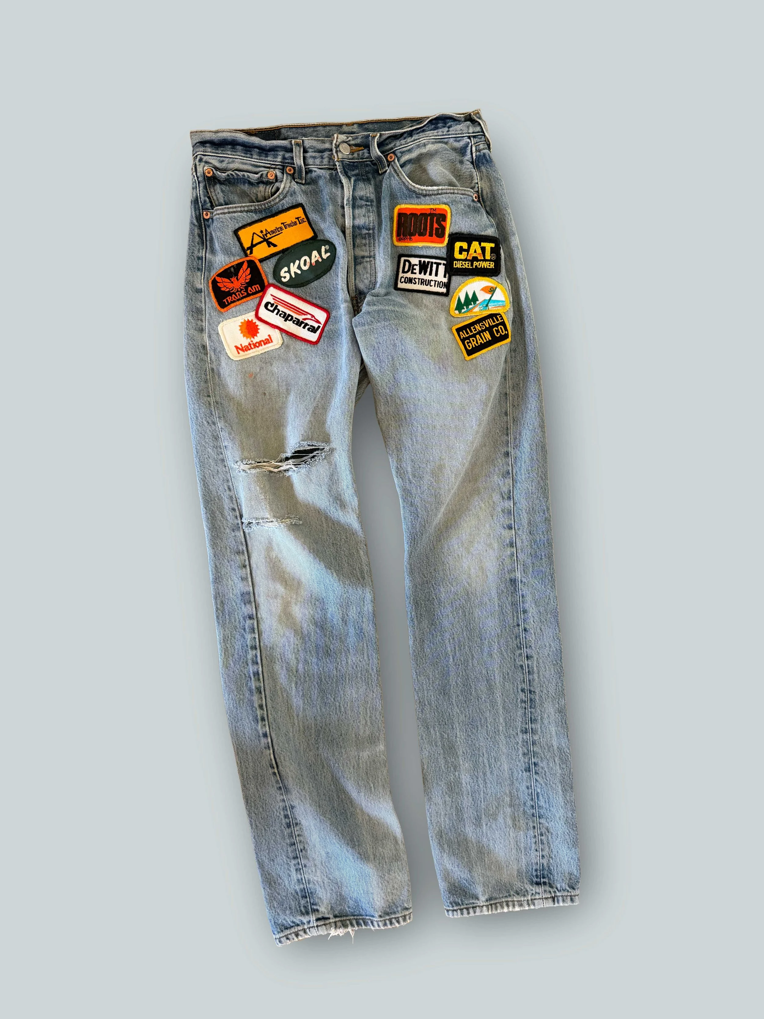 "THE PATCHED DENIM" (re)IMAGINED VINTAGE LEVI'S