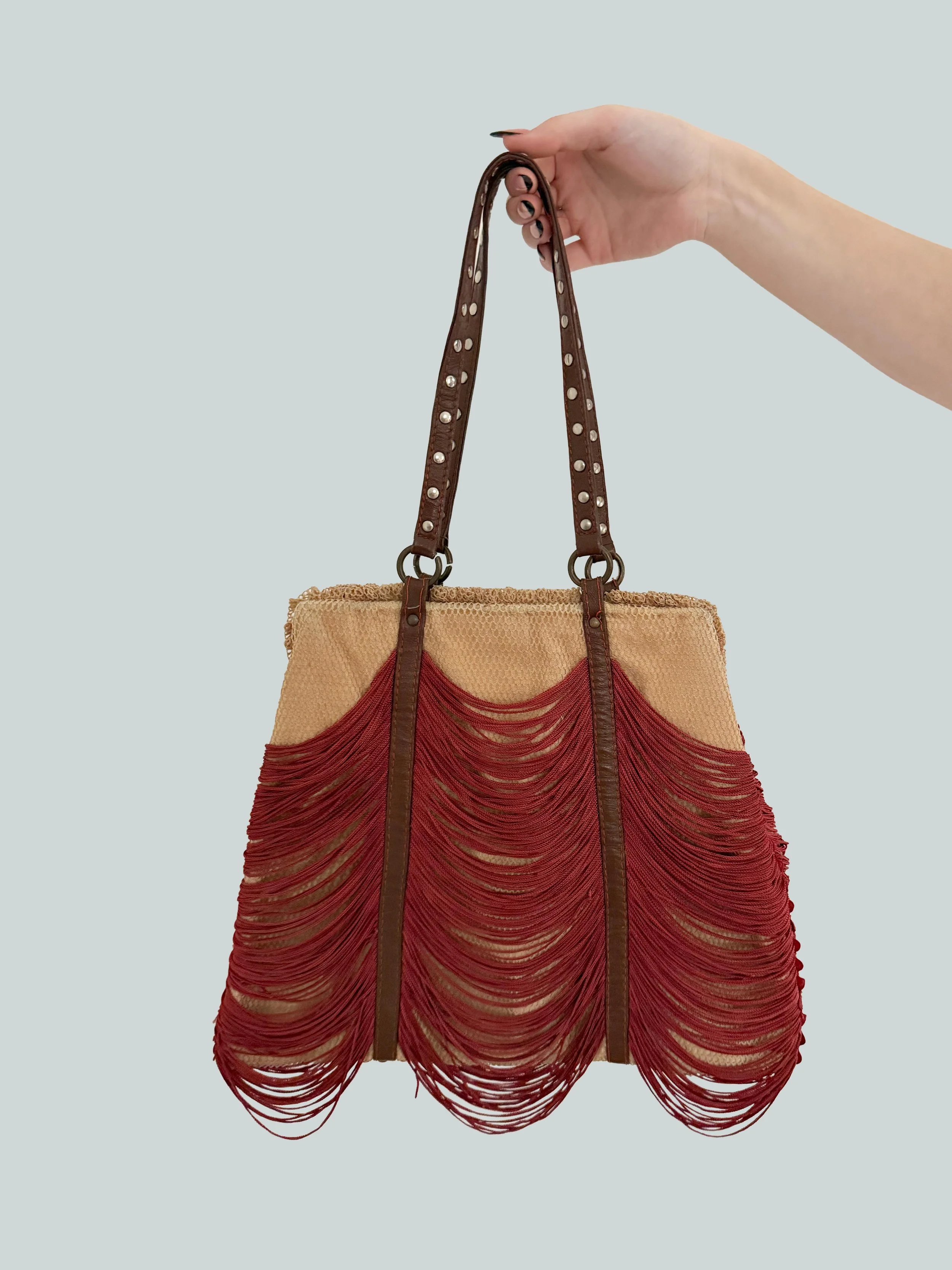 JAMIN PUECH TASSEL BAG