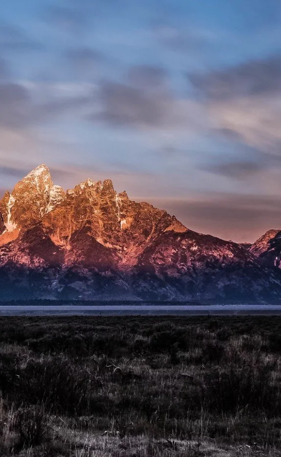 photo of a peak of the mountain landscape