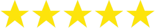 Five yellow stars on a black background.