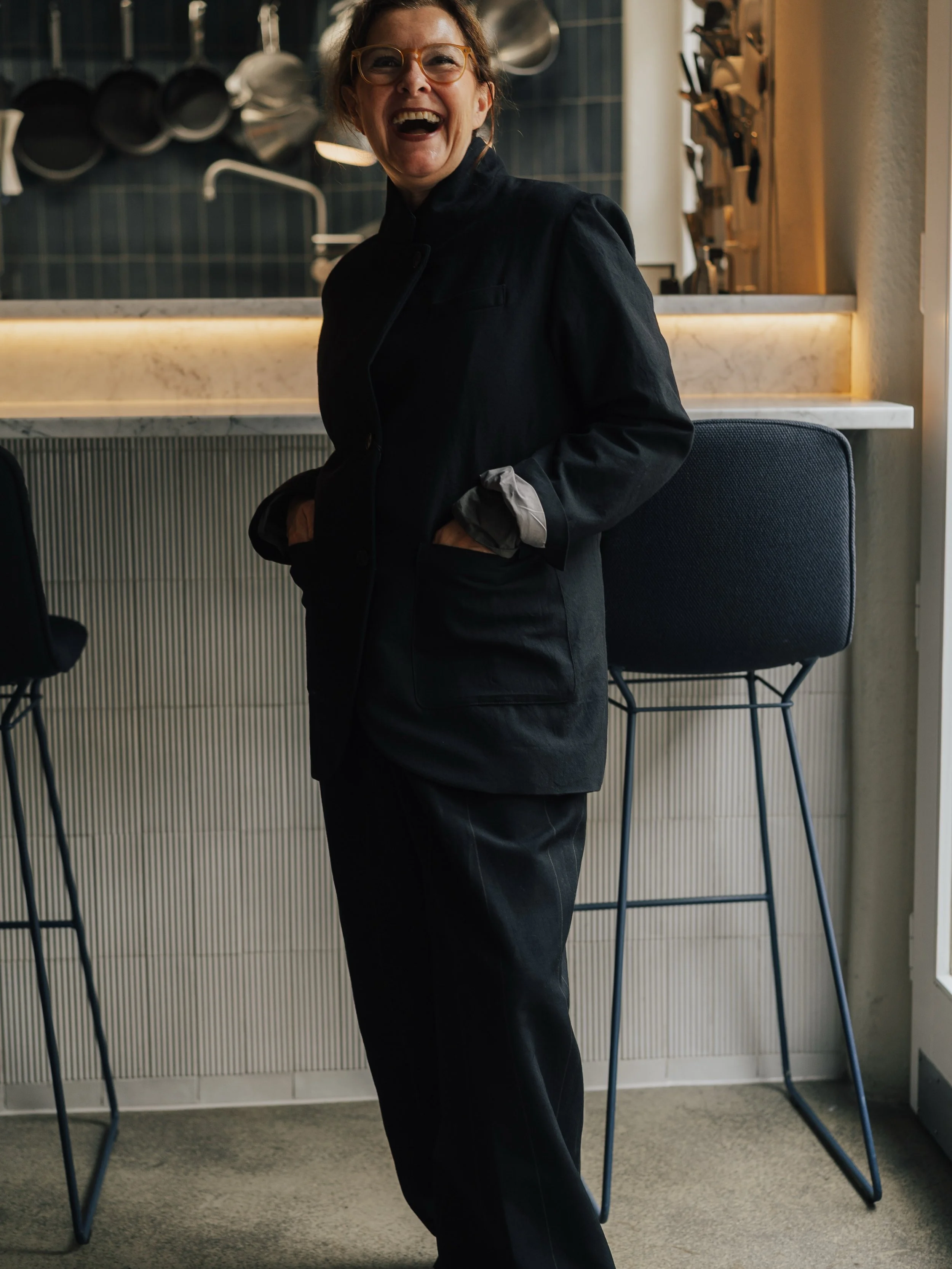 Strong uniform: clean &amp; easy. 

Fall with @bergfabel.official #bergfabel #cleanlook #curatedfashion #fall 

Thank you @cincin.bistro 
Photocredit @sinagoeschen