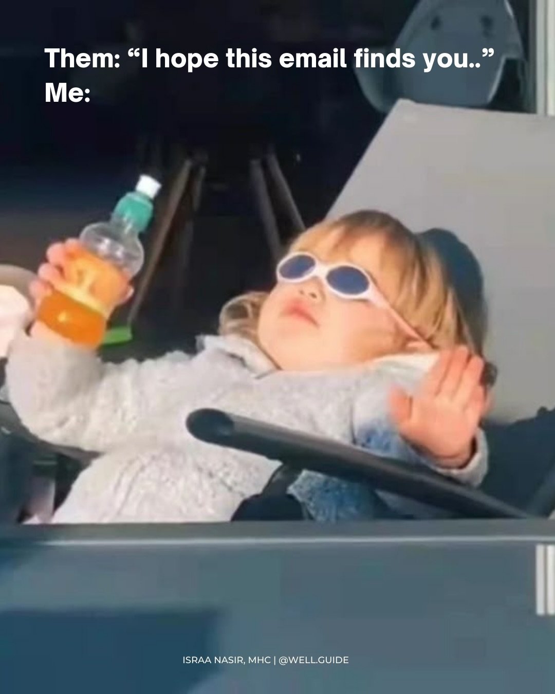 Babe, what&rsquo;s wrong? You haven&rsquo;t touched your holiday cheer. 
.
.
.
#wellguide #therapymemes #mentalhealthmemes #therapisthumor #holidaymemes