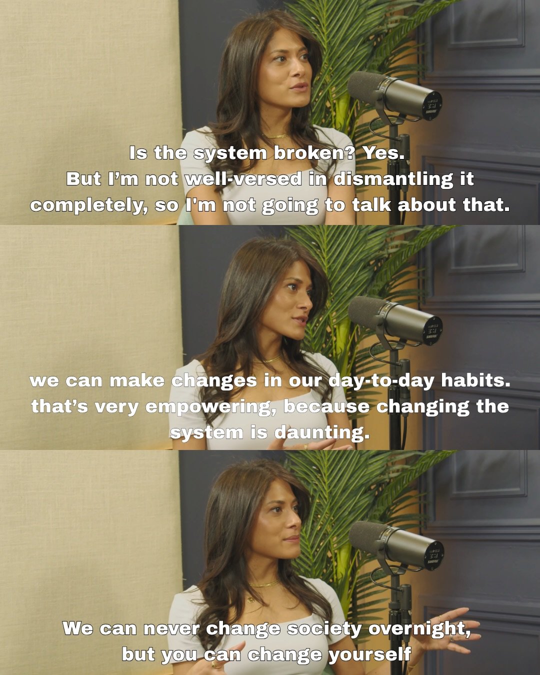 Is the system broken? Yes. But I&rsquo;ve learned that waiting to fix the whole thing before taking care of yourself is its own kind of trap. 

What I talk about instead is what&rsquo;s actually within reach -  waking up 10 minutes earlier and drinki