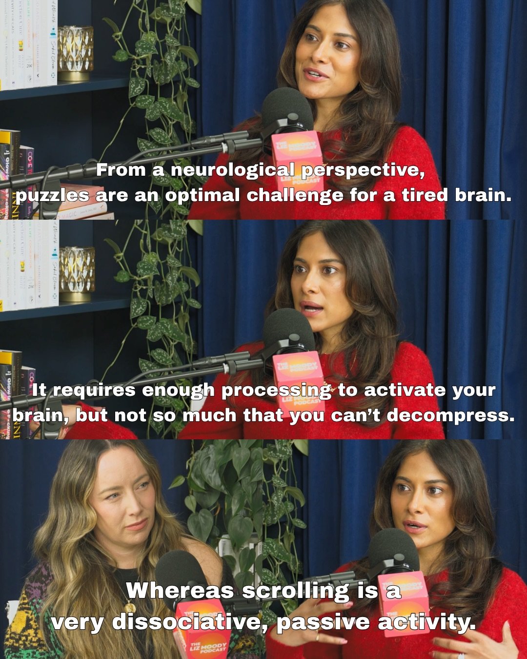 Most of us think we&rsquo;re resting when we scroll. But from a neurological standpoint, scrolling is actually one of the most dissociative, passive things you can do - it numbs you out without ever letting your brain truly decompress 

Puzzles, on t