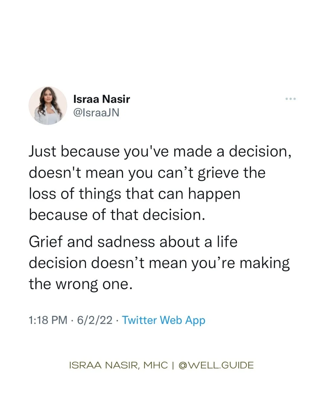 We live in such a binary world, where decisions can only be good or bad, and emotions can only be positive or negative. But seldom in life are things so clear. Especially when it comes to the complexities of being a human. 

Difficult and important l