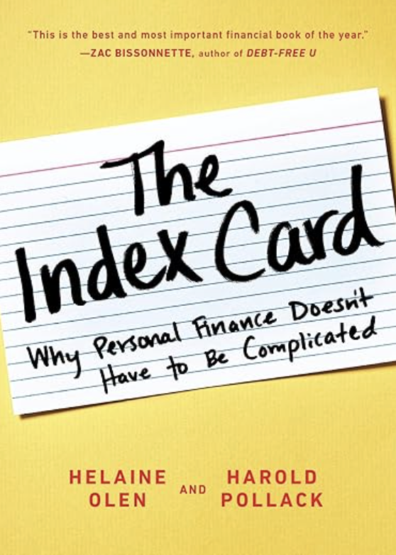 The Index Card Book Cover