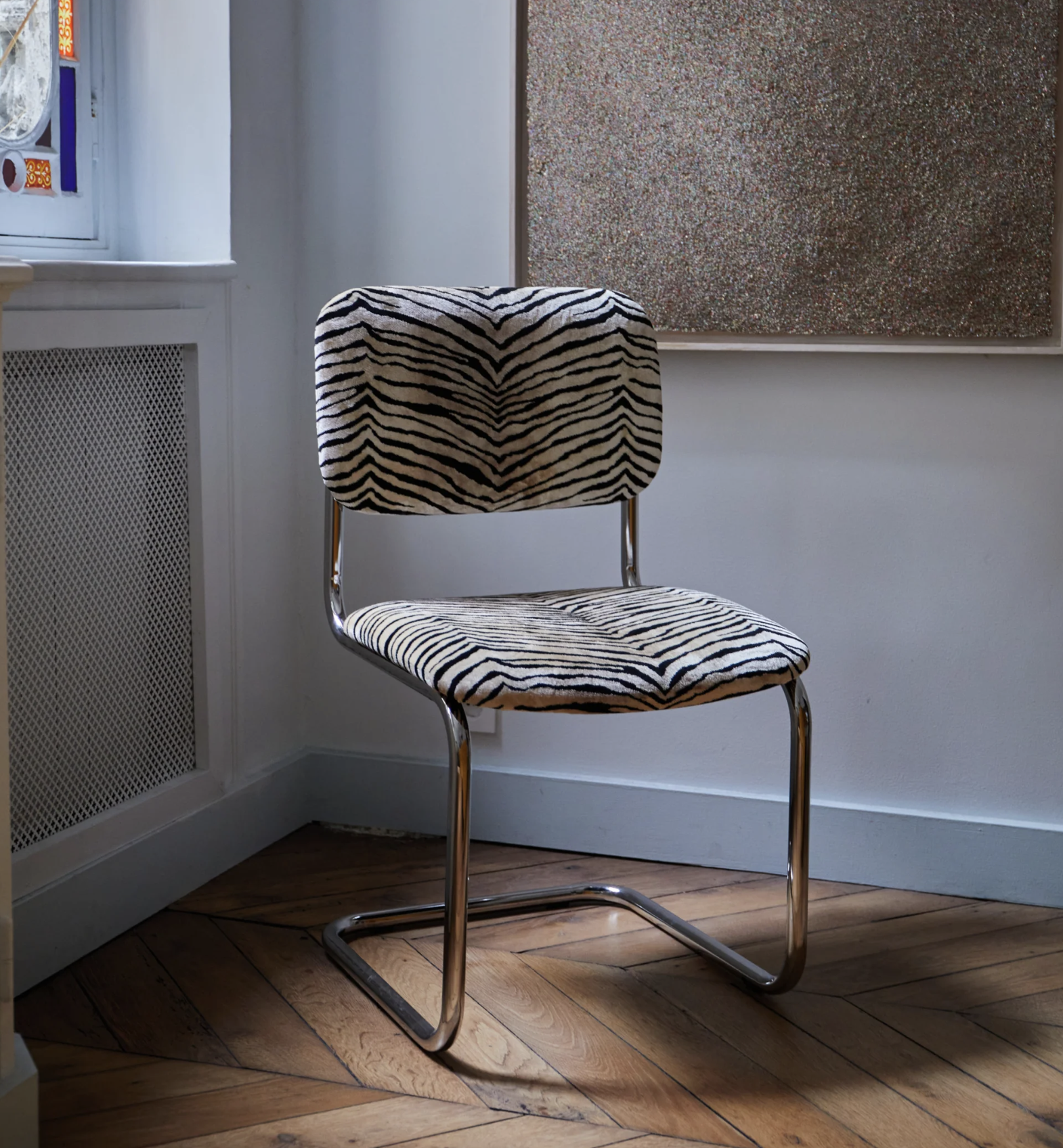 Tiger Velvet Chair | $630