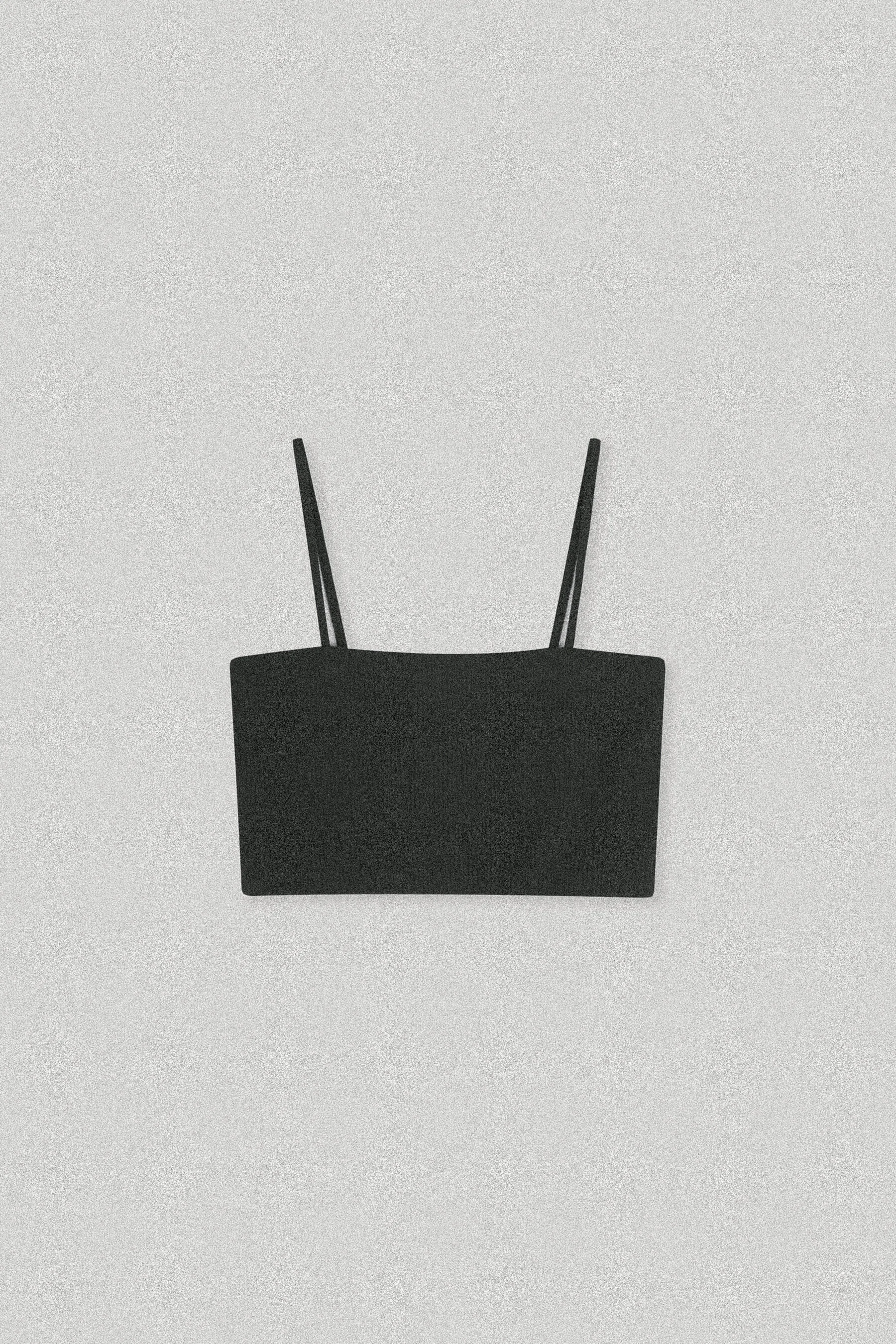 Strap Bralette in Onyx