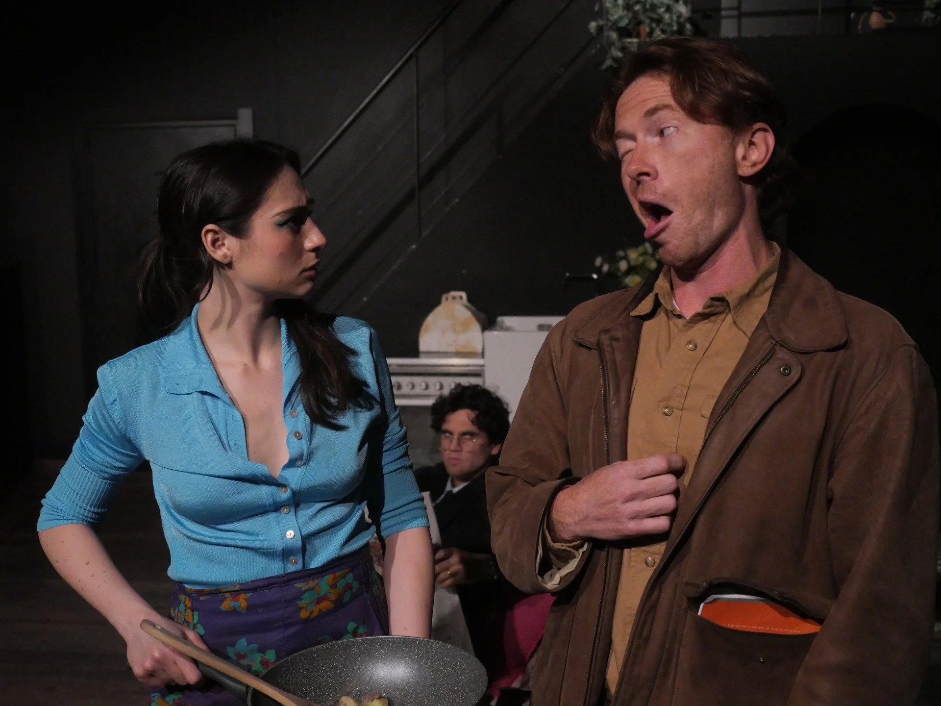 Some shots of Harry Pepper's comic interventions in "Barefoot in the Park" 
Produced by @jproductionsmilan 
Directed by @justinbutchertheatre 
with @anitisha @edeldim @hollymumfy @justinbutchertheatre @ilbavesss 
sound @massimomarcer 
light