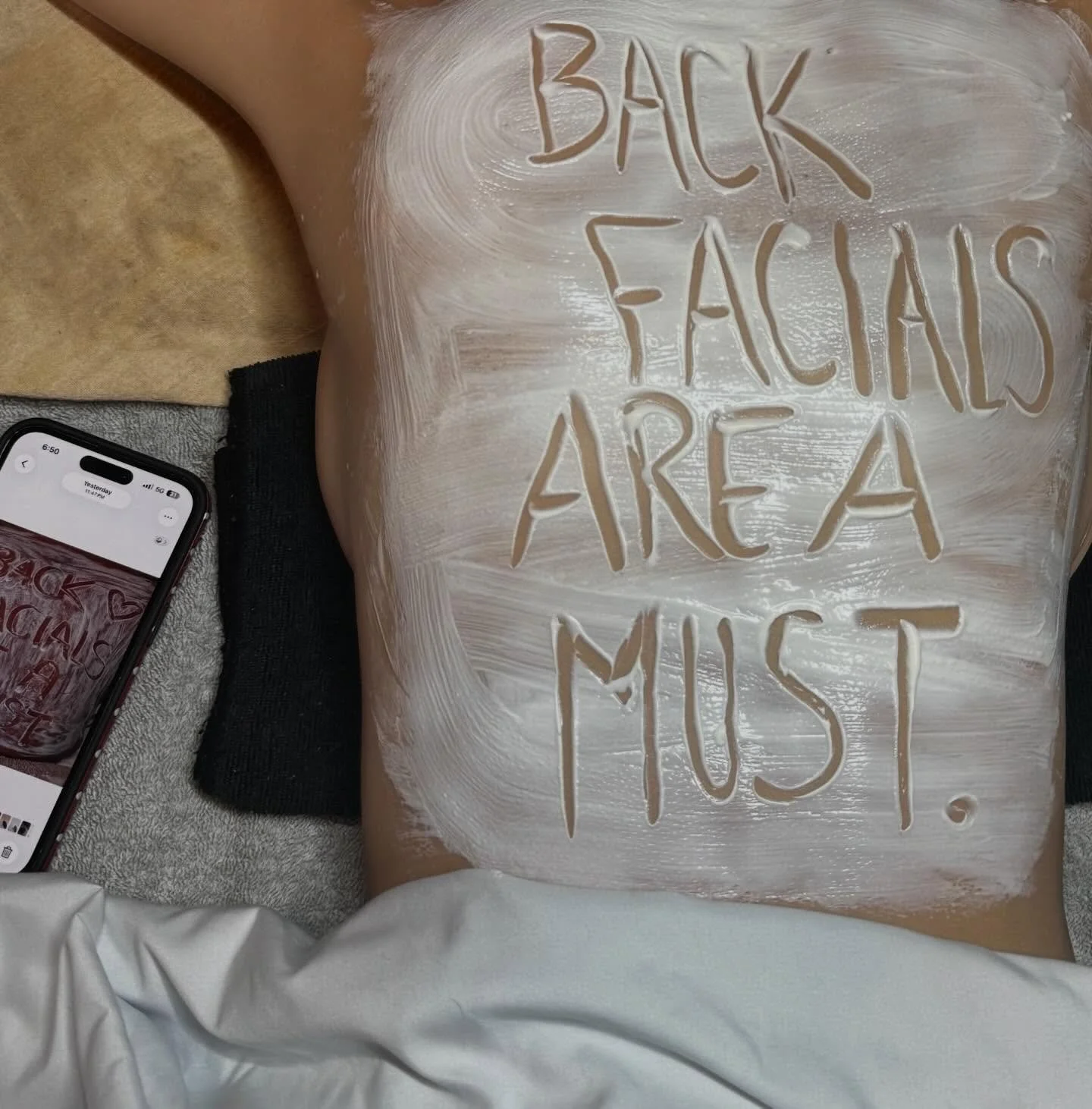 Yeah, you read that right. Book your back facial 😌 

Booking is easy - send a message, follow the link in the bio, click the book now button, text/call 704-610-2057 to book your next appointment. 

#moorsevilleesthetician #mooresvillenc #mooresville