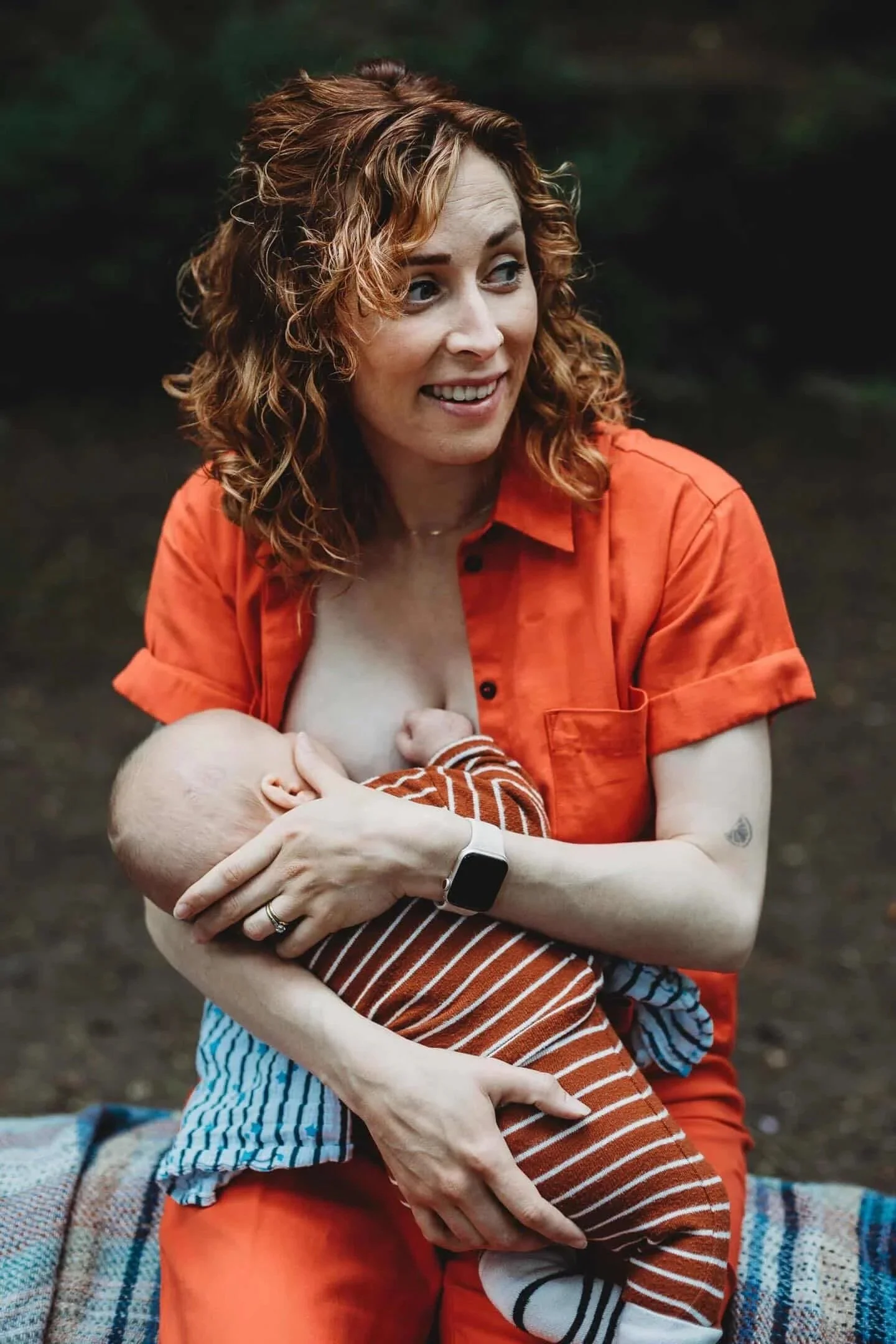 Mother breastfeeding baby - infant feeding support Nurtured With Joy IBCLC Chelsea Thomas-Hamblin Bath Wiltshire