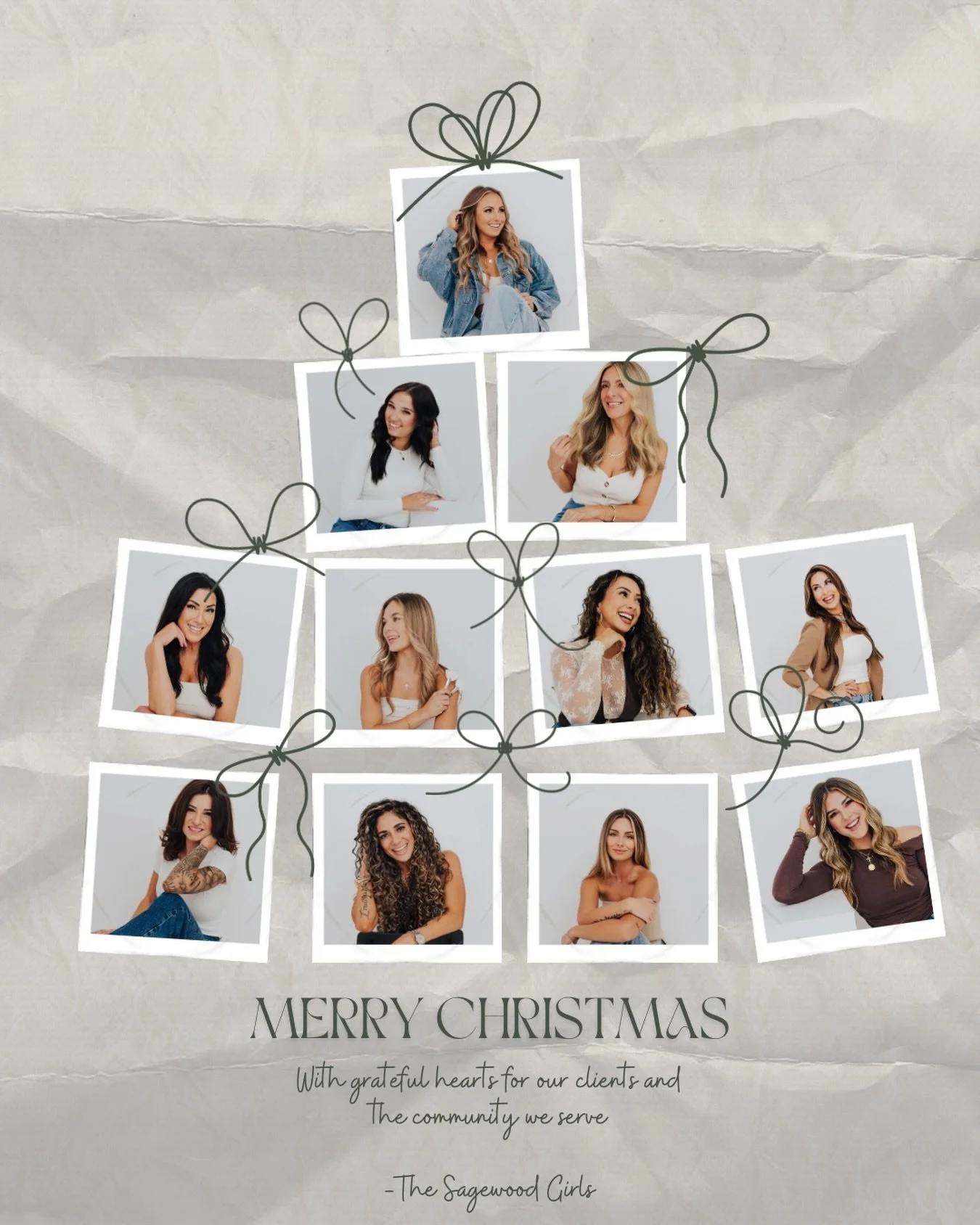 This season has been full. 🎄🤍

Full chairs, full hearts, and so much gratitude.

Thank you for choosing Sagewood, for trusting us with your hair and self-care, and for supporting this space we&rsquo;re building together.

Wishing you a peaceful Chr