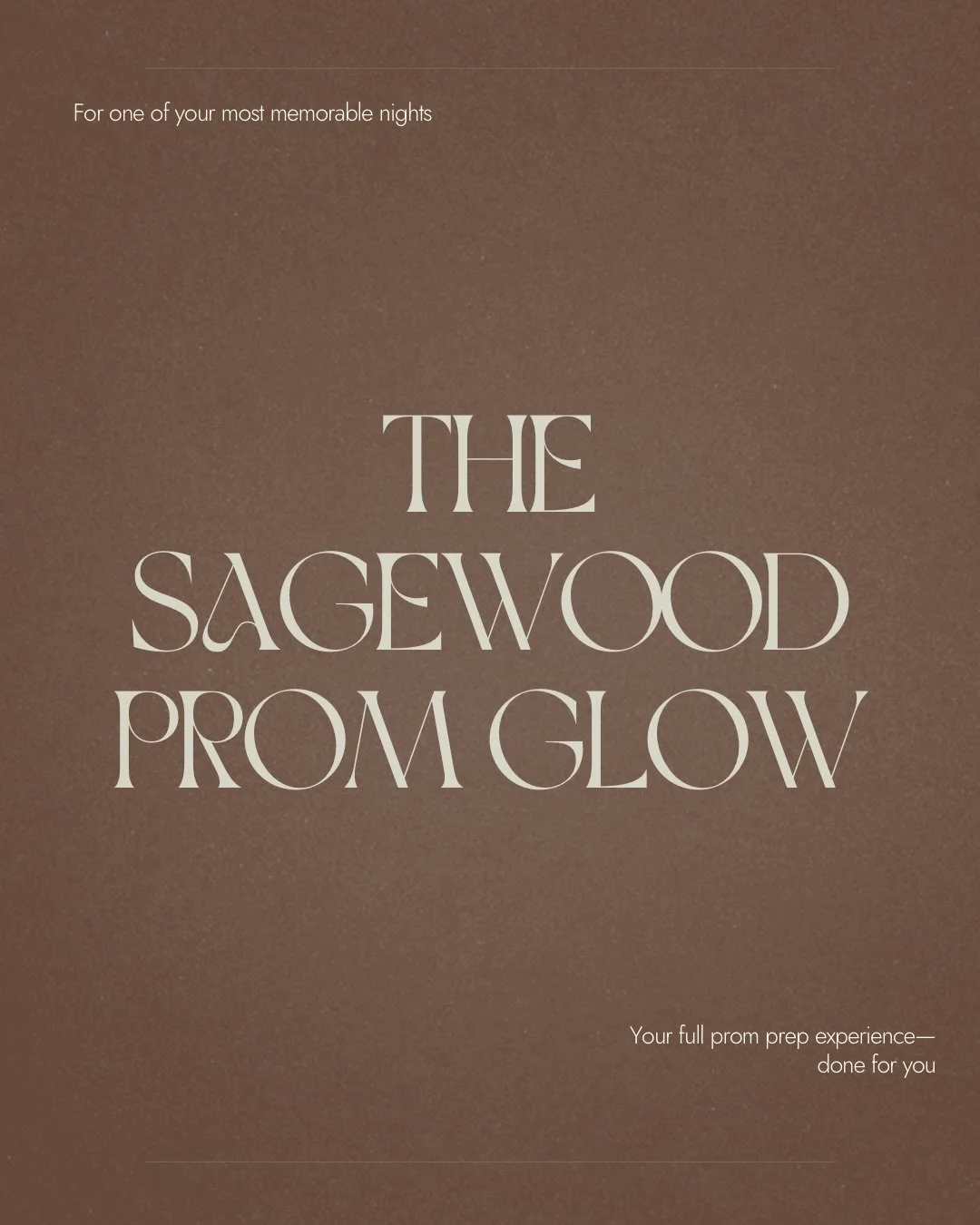 For one of your most memorable nights ✨

We wanted getting ready to feel just as special as the night itself.
From your glow prep to your final look, everything is taken care of.
Whether you&rsquo;re booking the full experience or just one service, w