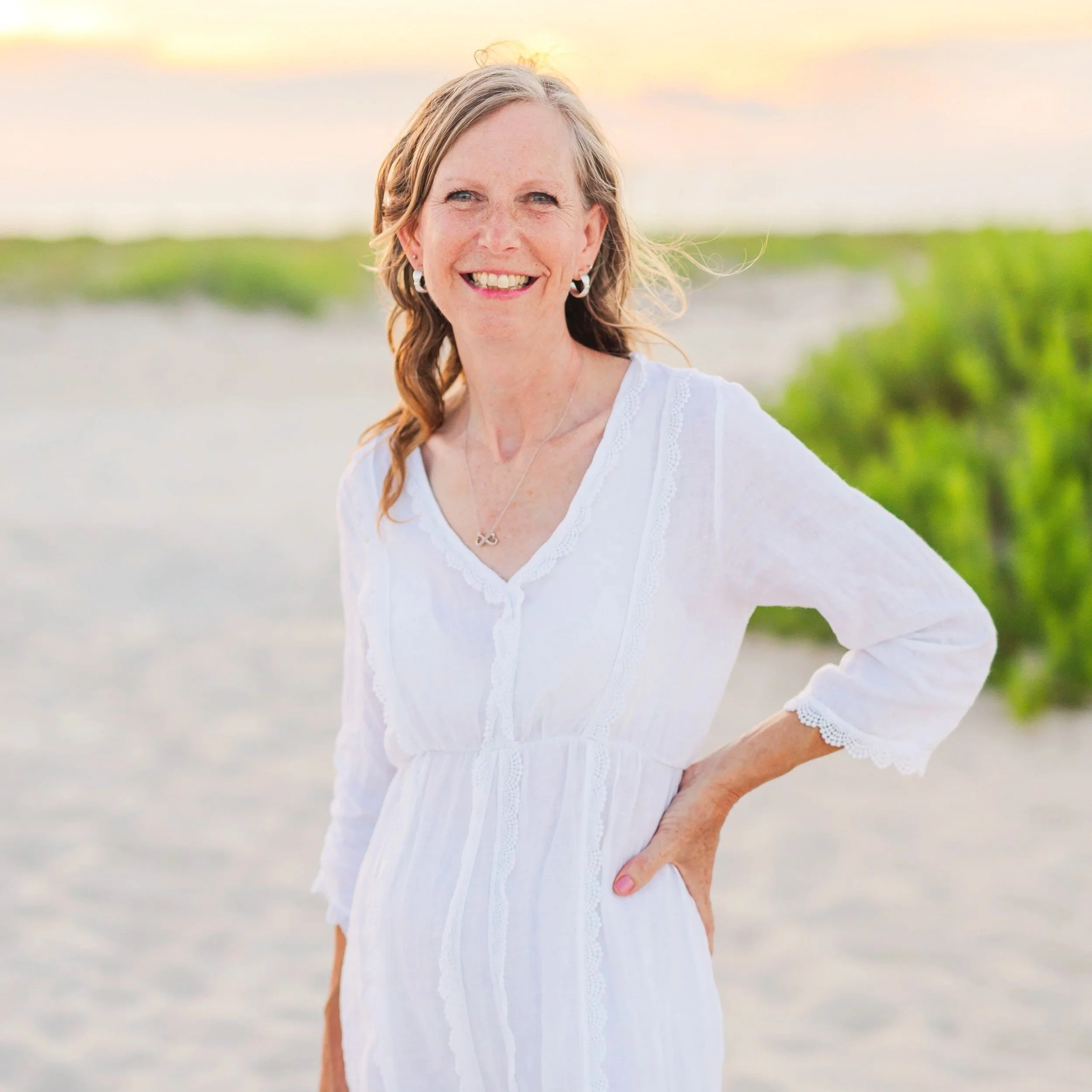 Portrait of Dawn Feltrop, author of the children's book Rosemary Chick:  Pip, Zip, Hooray!