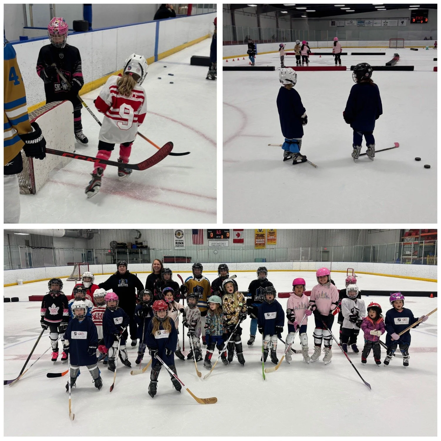 Great job to all the awesome skaters that came to our Girls Try Hockey event yesterday! We can't wait to see you out on the ice! #girlshockey #WGIHW #USAHockey #USAHockeyNextGeneration #SouthwestMichiganFun #thegardenicearena #FallSkating #hockey #ic