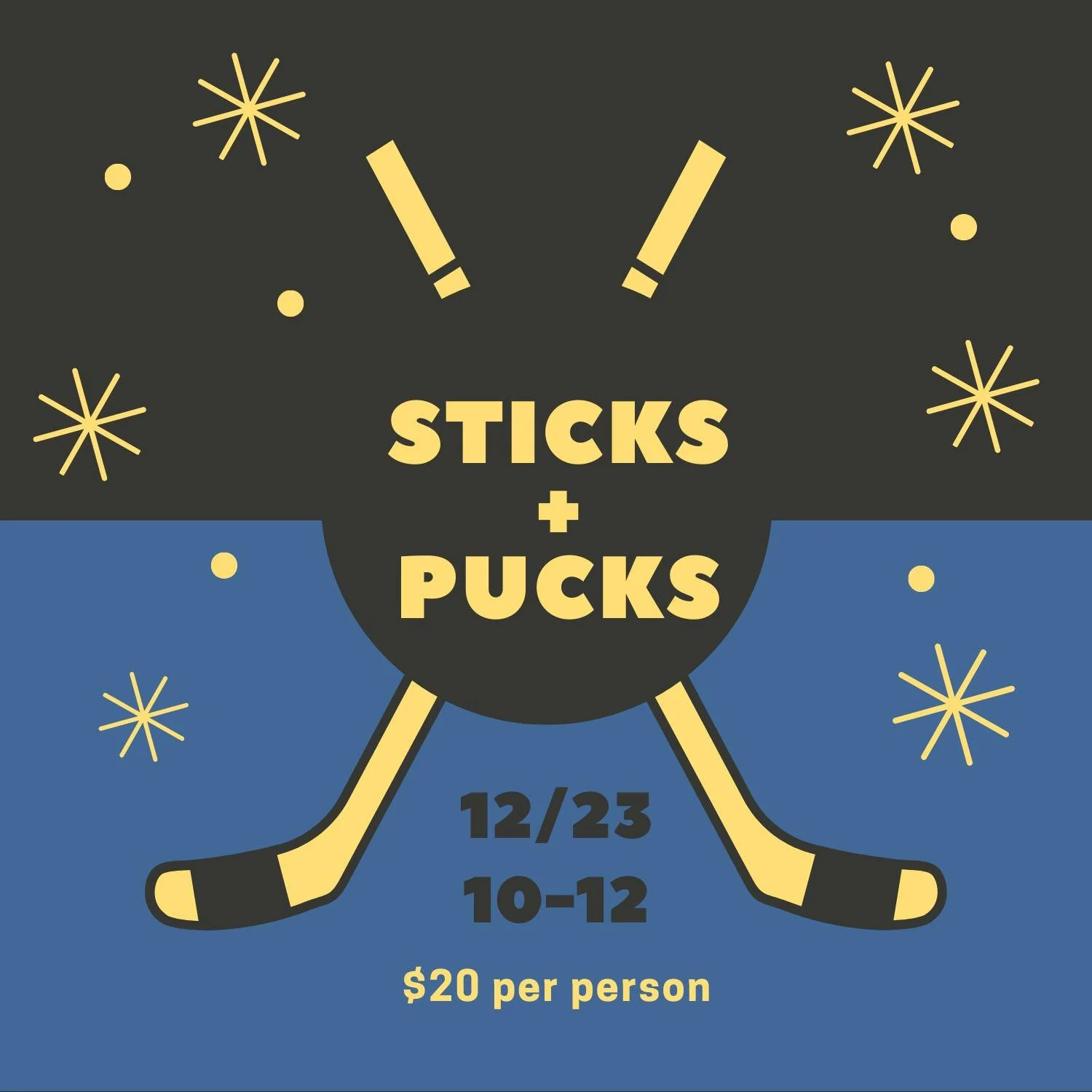 Don't forget about Sticks and Pucks tomorrow from 10am-noon! 

 #sticksandpucks #hockey #winterfun #thegardenicearena #stevensvillemi #stjosephmi