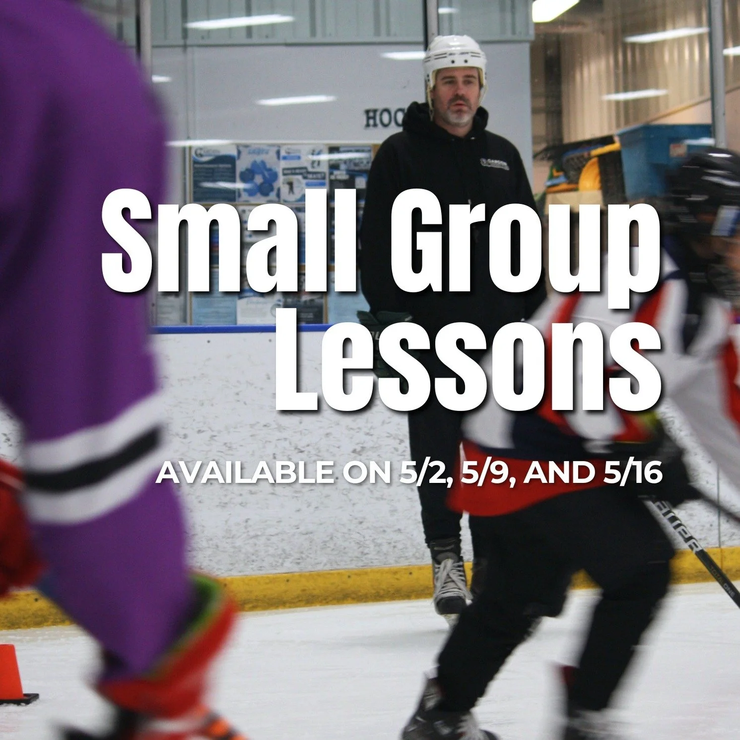 Small group lessons will be available on 5/2, 5/9, and 5/16! Coaches Joe Shean, Drew Sysko and Gerrit Kass will be running these lessons with input from players and parents on areas to focus on.

Register now at https://www.thegardenicearena.com/spri
