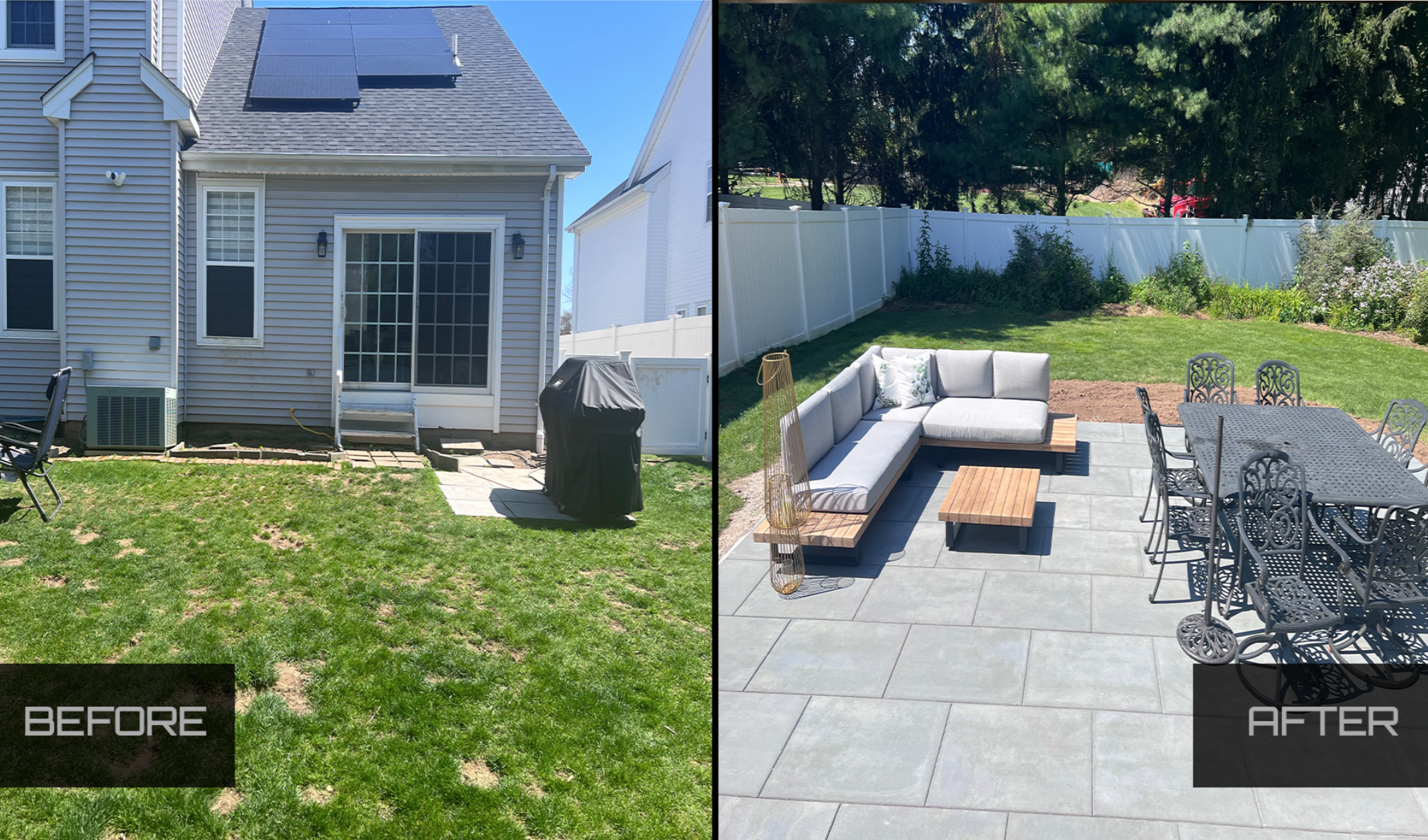 Before and After Backyard