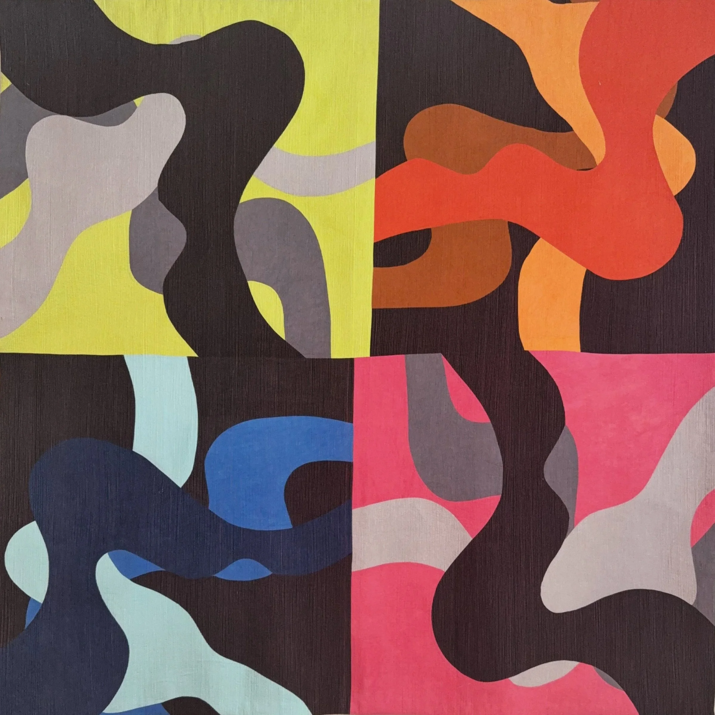 Continuous Motion 5, 62" x 61" © Jackie Tu 2026