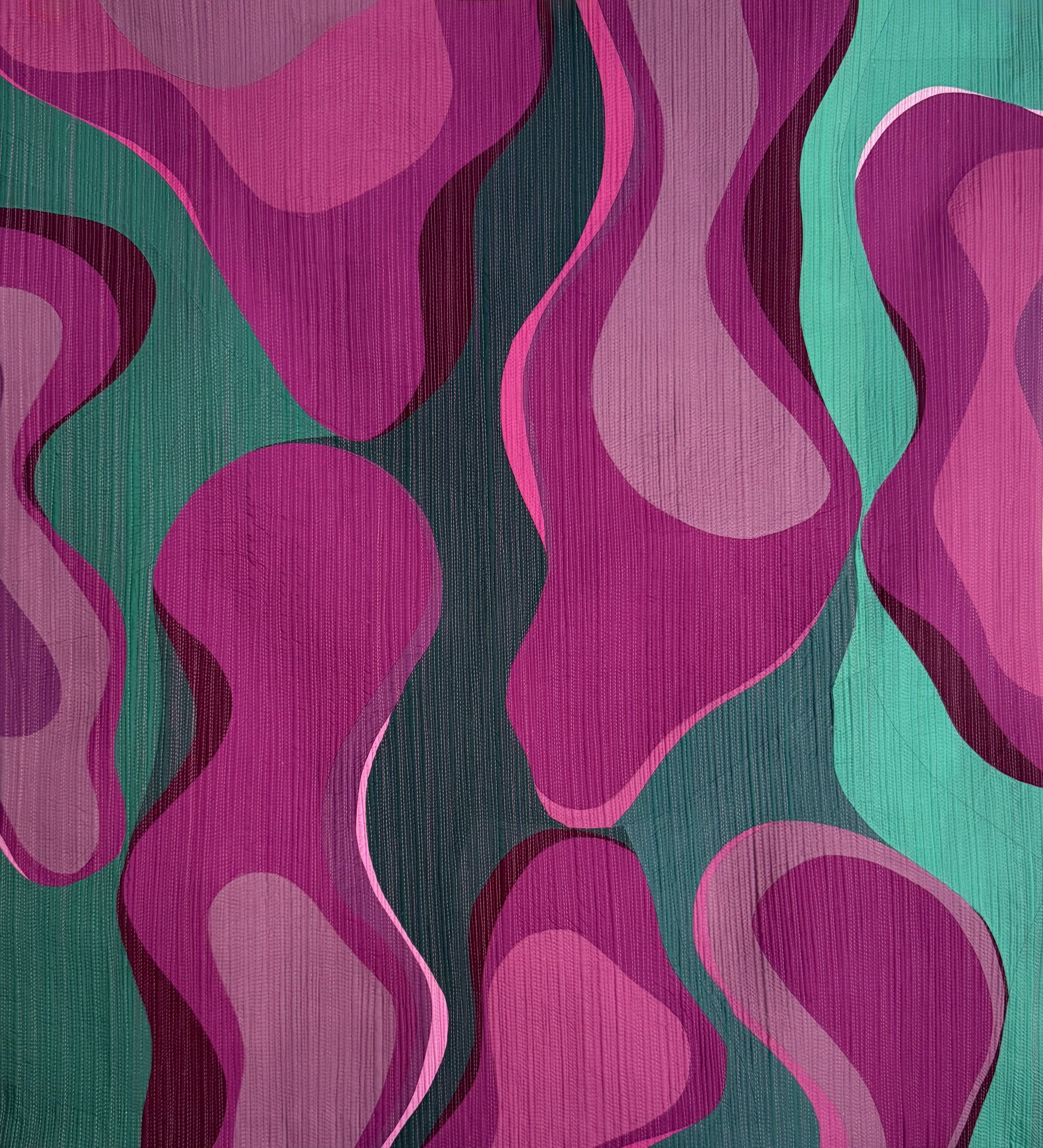 Continuous Motion, 40" x 42" © Jackie Tu 2026