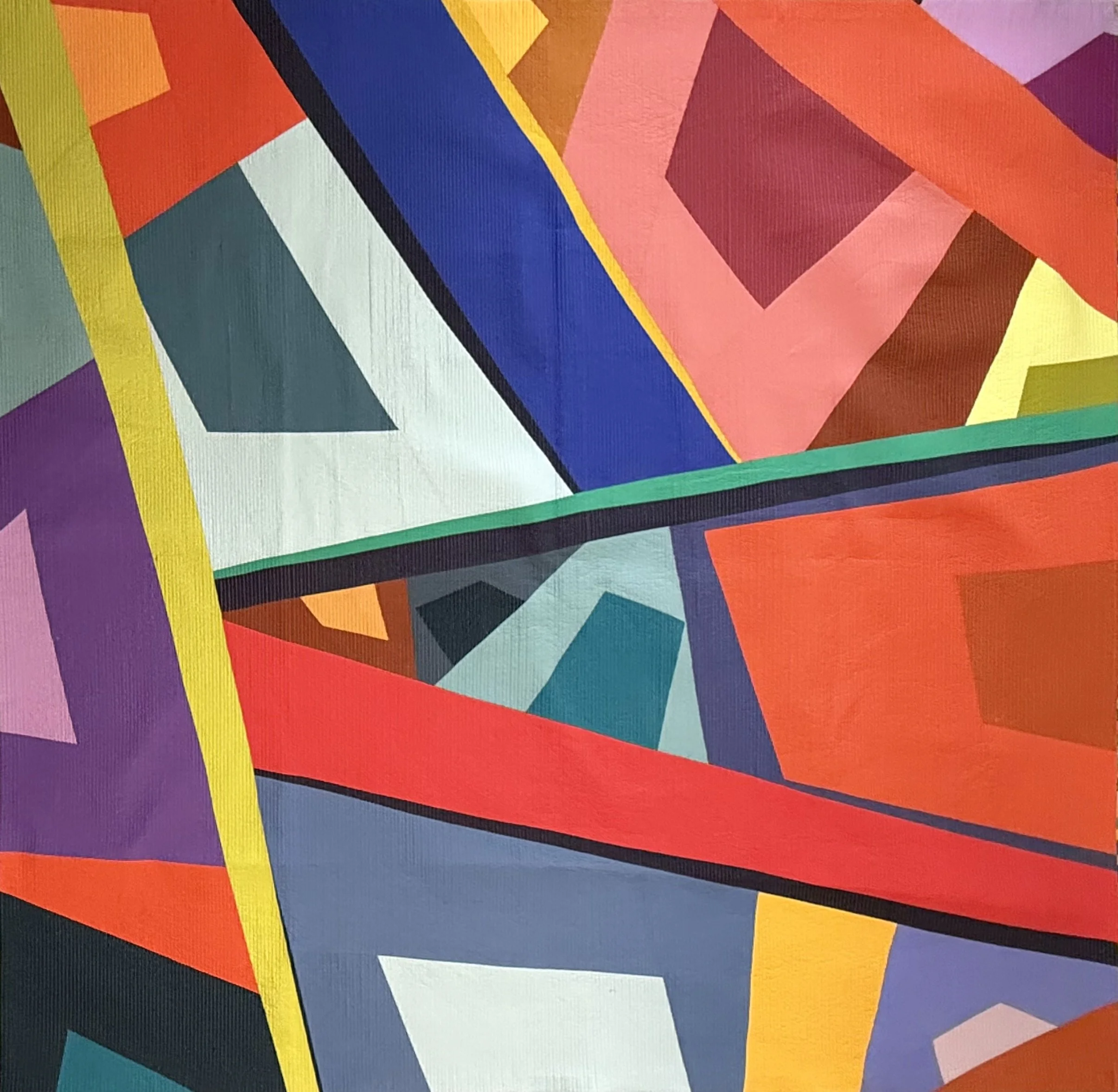 Under My Influence 3, 72" x 72" © Jackie Tu 2026