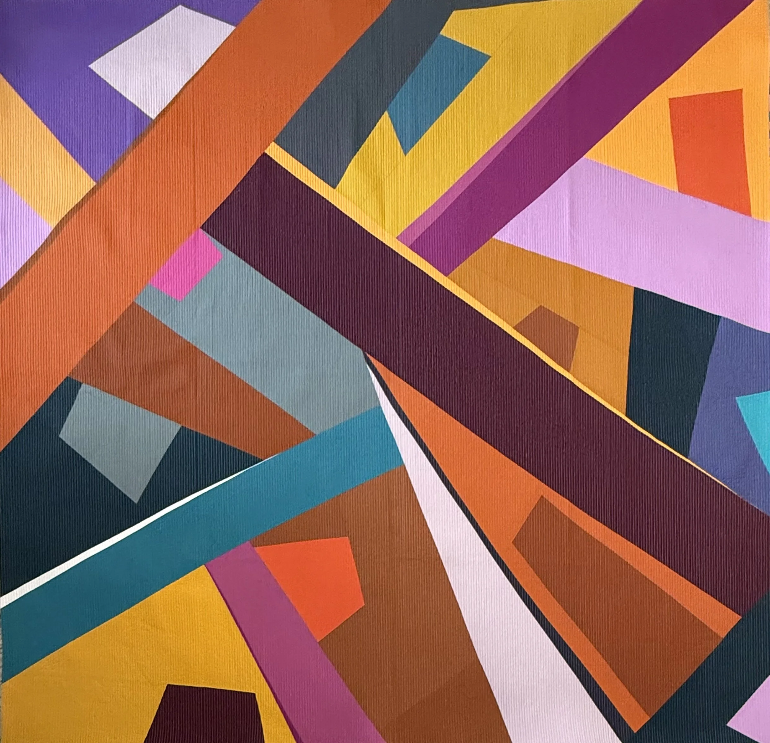 Under My Influence 2, 72" x 72" © Jackie Tu 2026