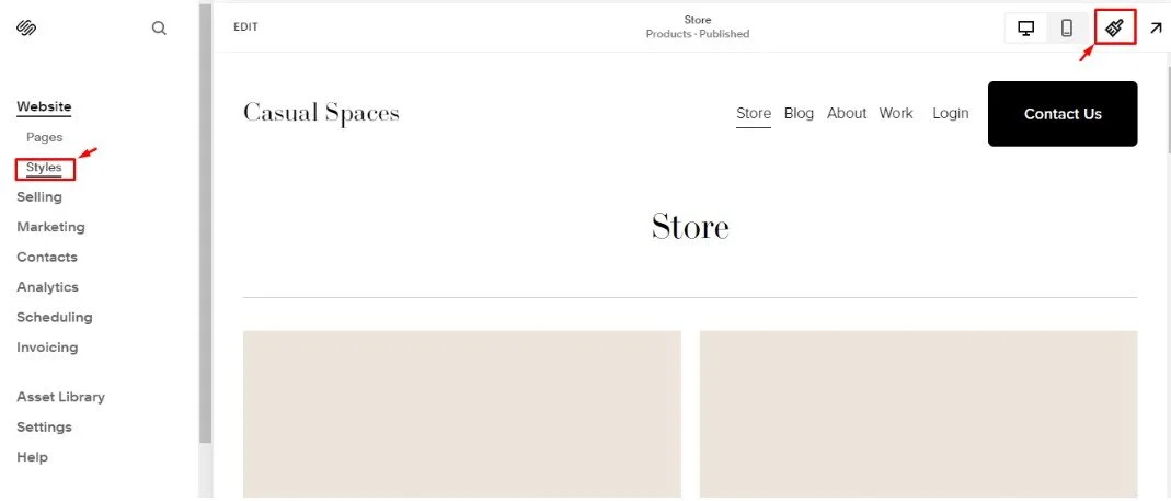 Customizing Your Squarespace Site Design and Style