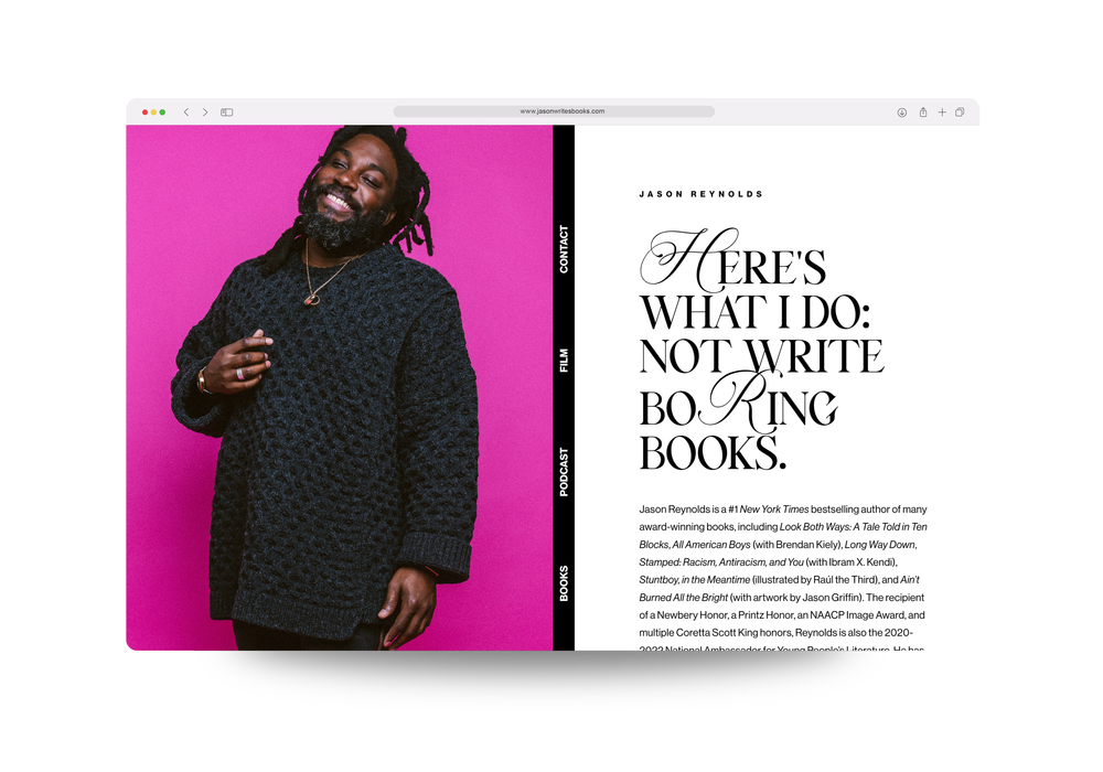 Jason Reynolds — Project by Golden Launch Creative