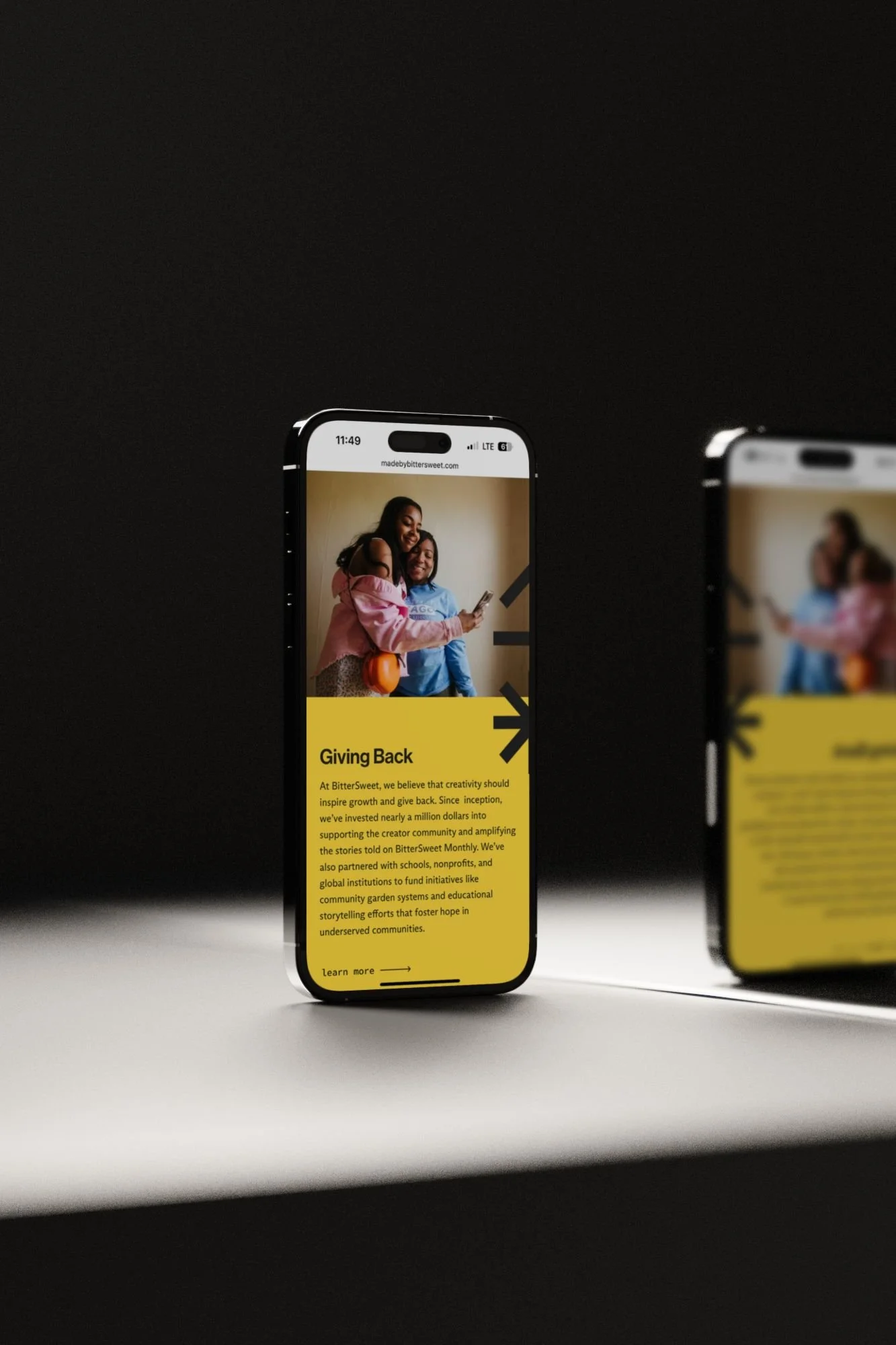 Made by BitterSweet product photography displayed as a Squarespace eCommerce website mockup by Golden Launch Creative