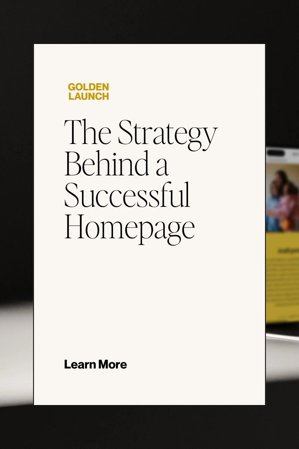 The Strategy Behind a Successful Homepage