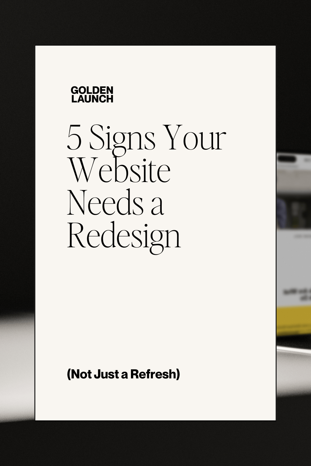 5 Signs Your Website Needs a Redesign (Not Just a Refresh)