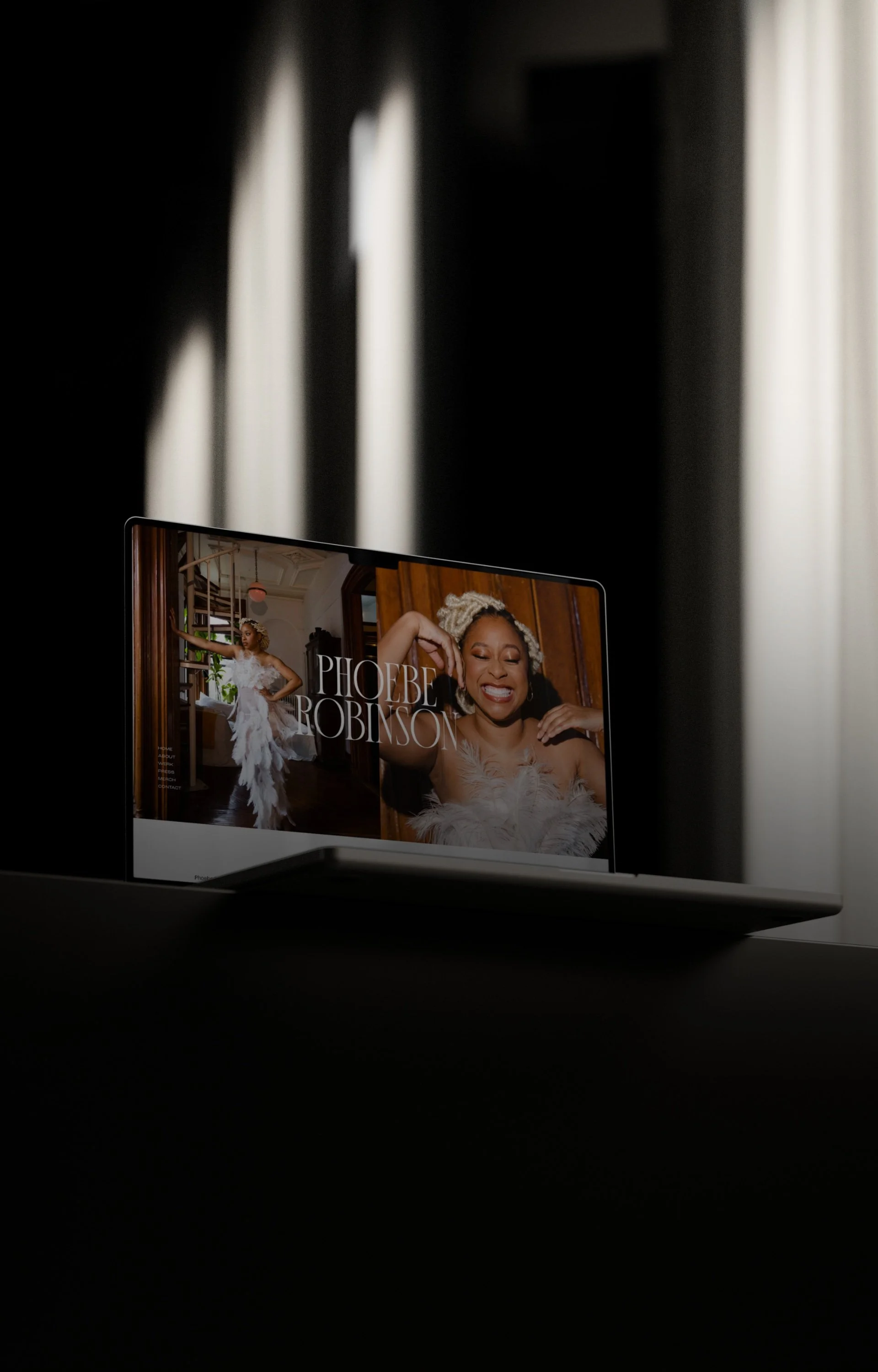 Phoebe Robinson squarespace web design