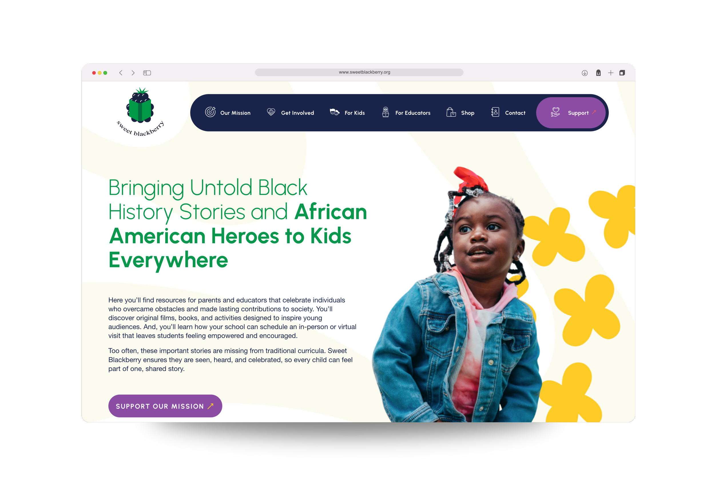 Sweet Blackberry Website