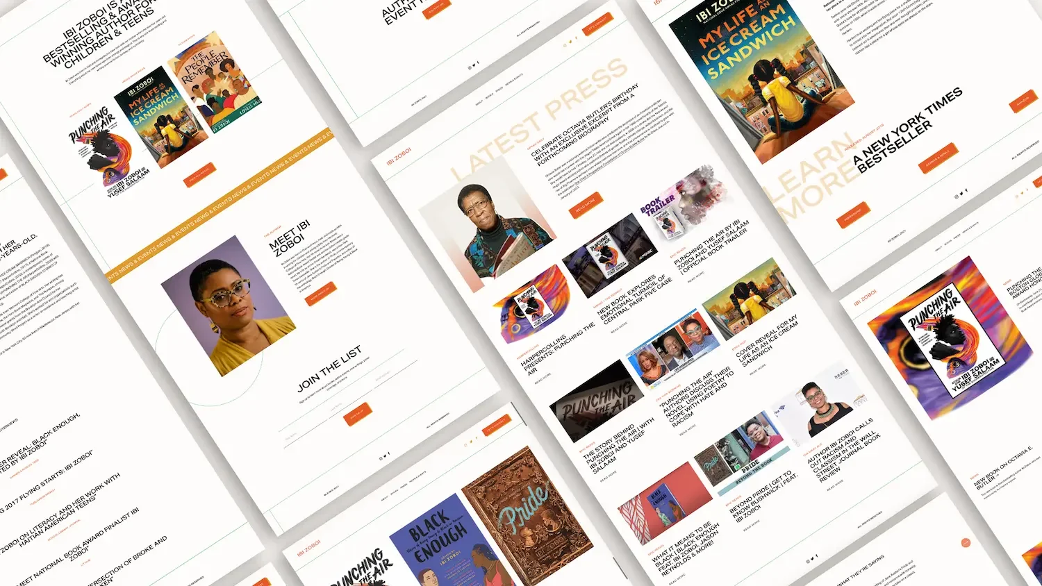 Author Website Design