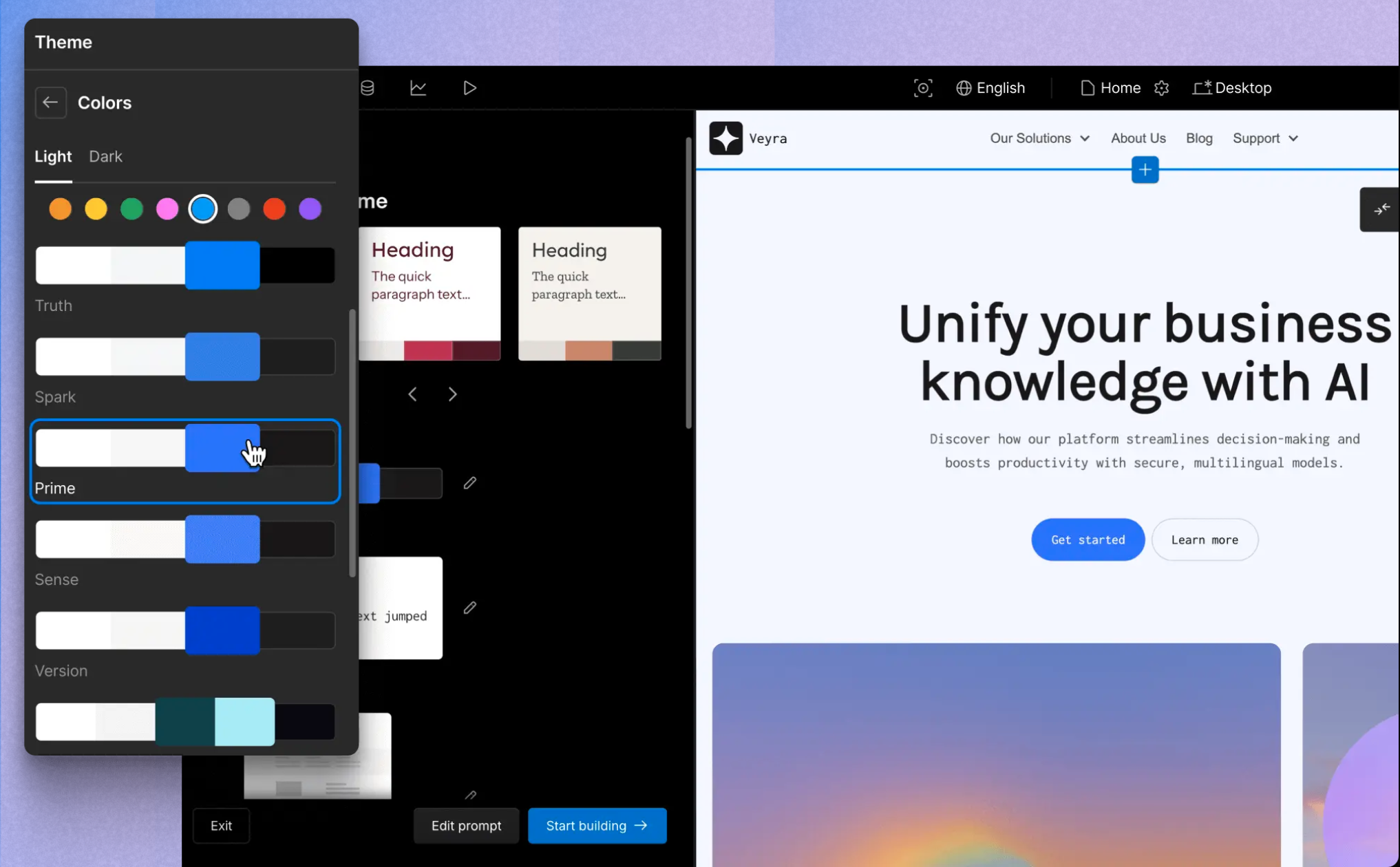webflow website builder