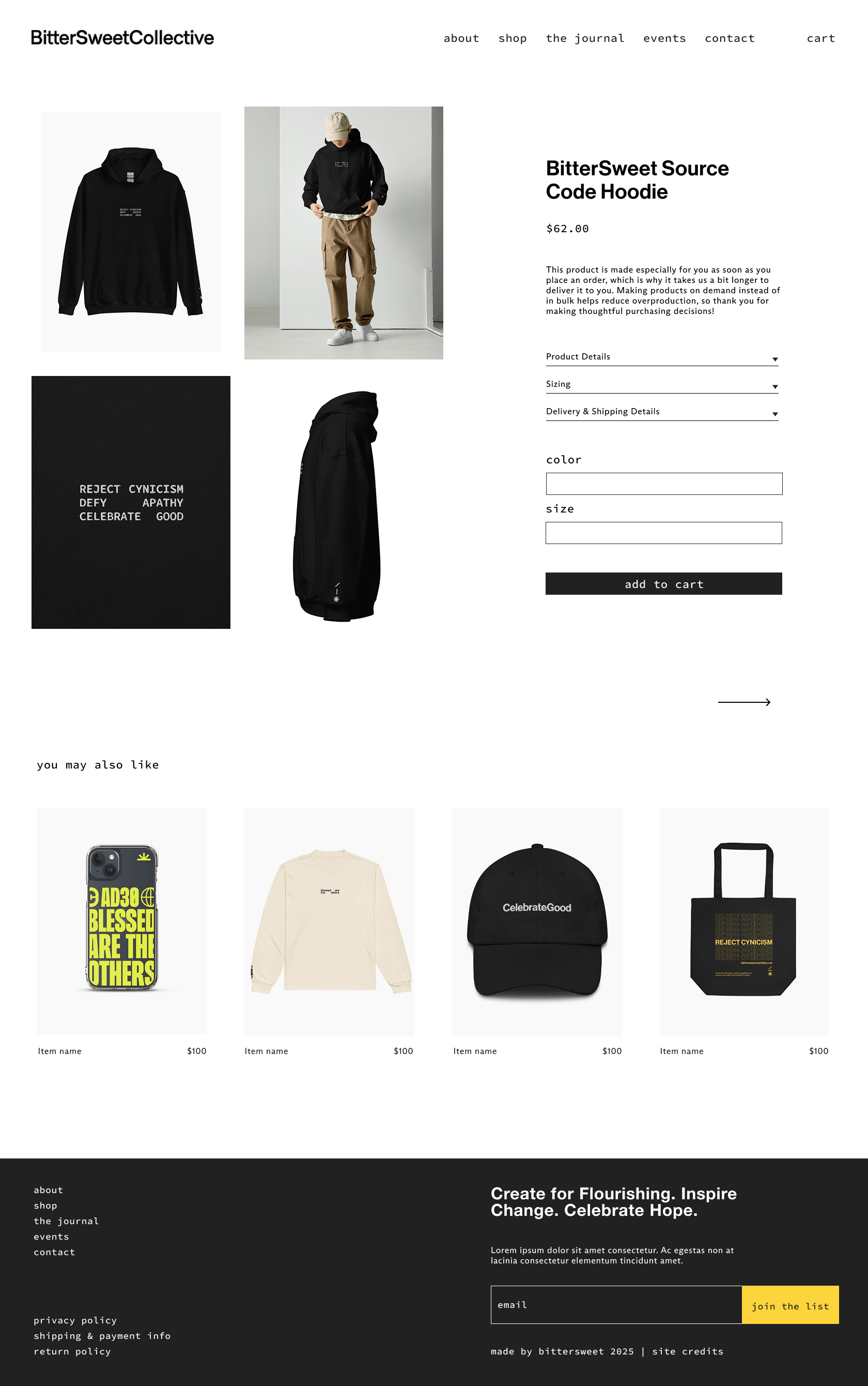bittersweet collective website