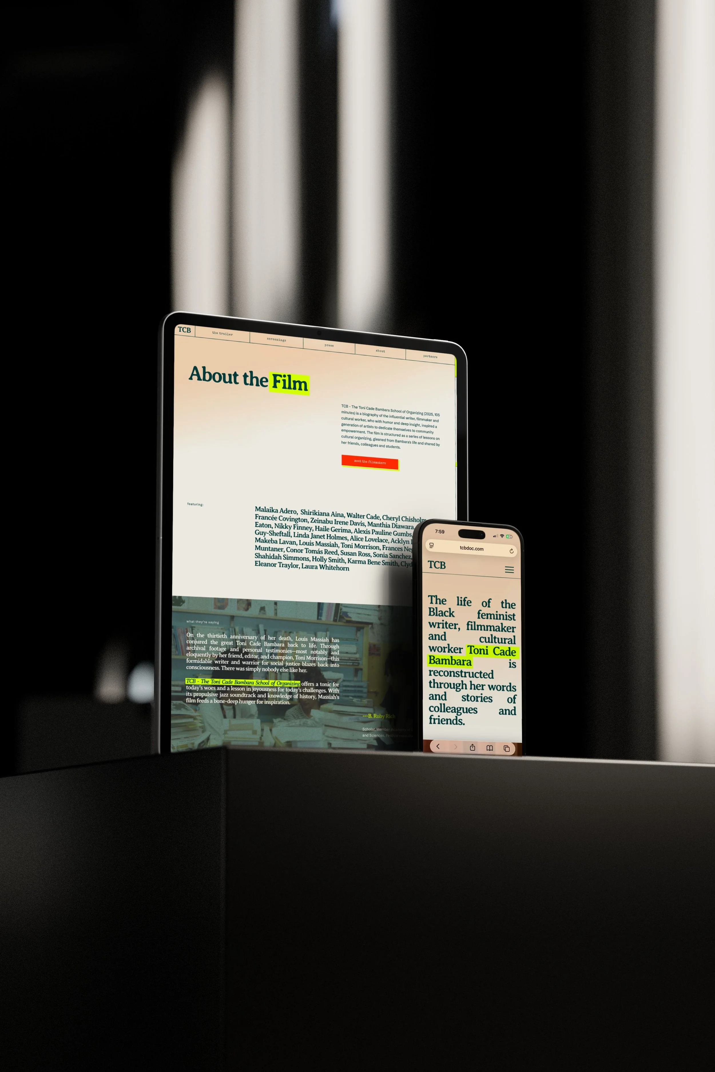 Toni Cade Bambara Website