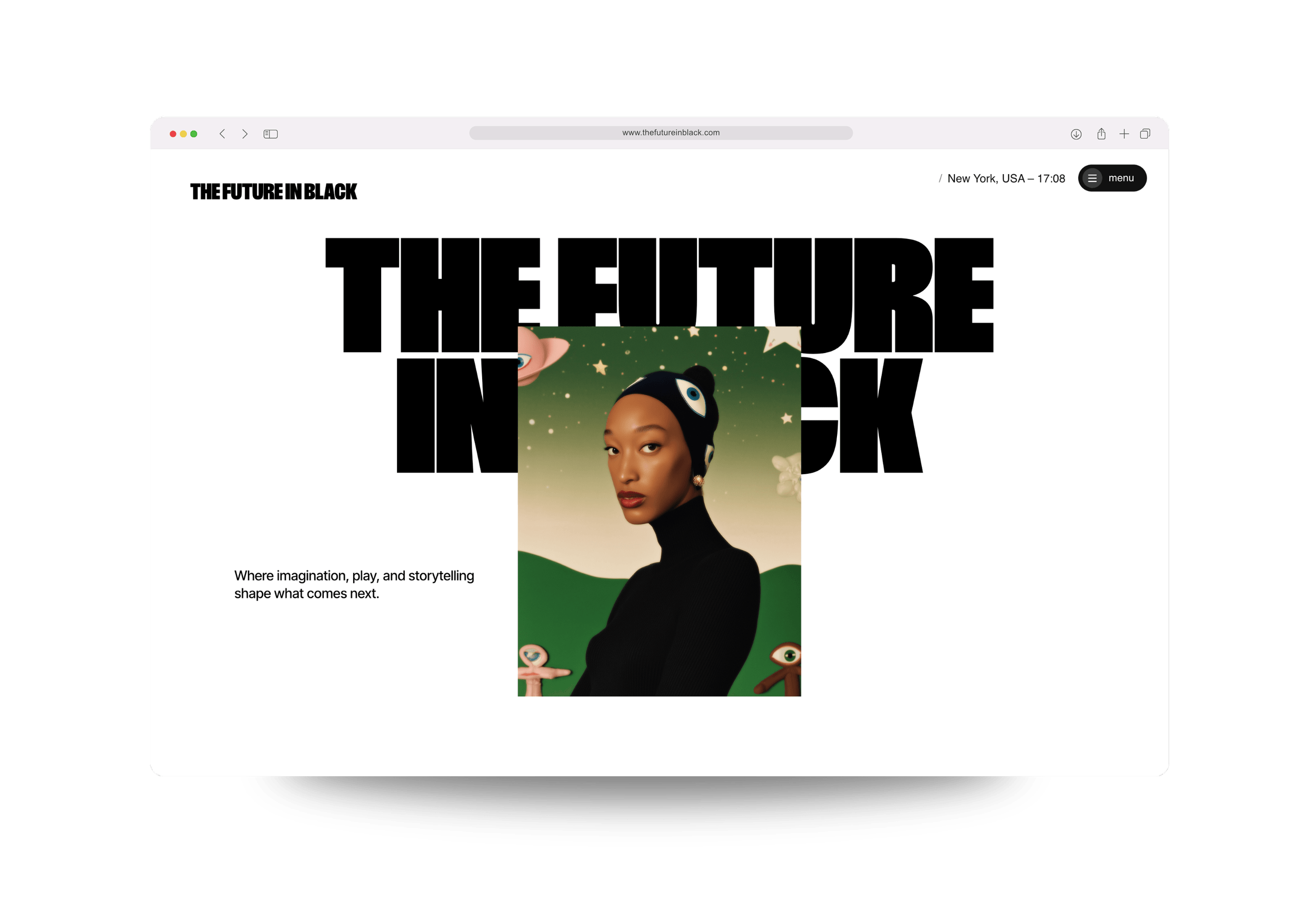 The Future In Black AWWWARDS nominee