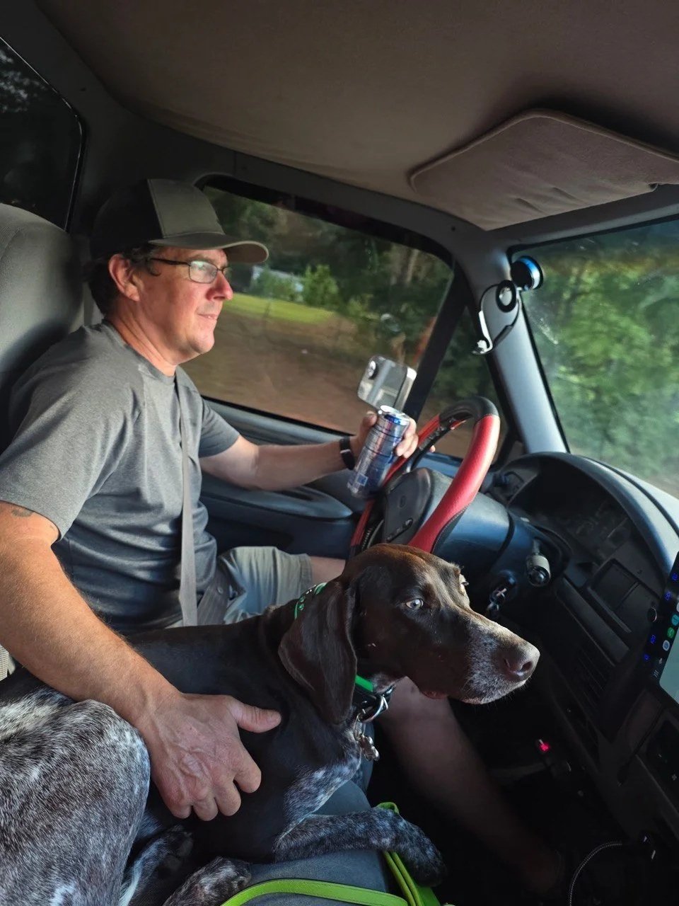 Dumpster Delivery Dog Zena! Fayetteville