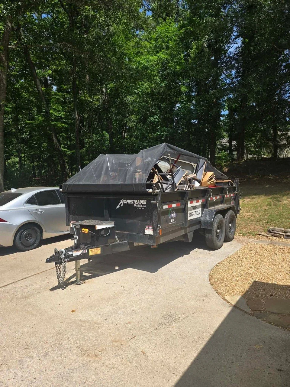 7yd Dump Trailer Fayetteville Residential