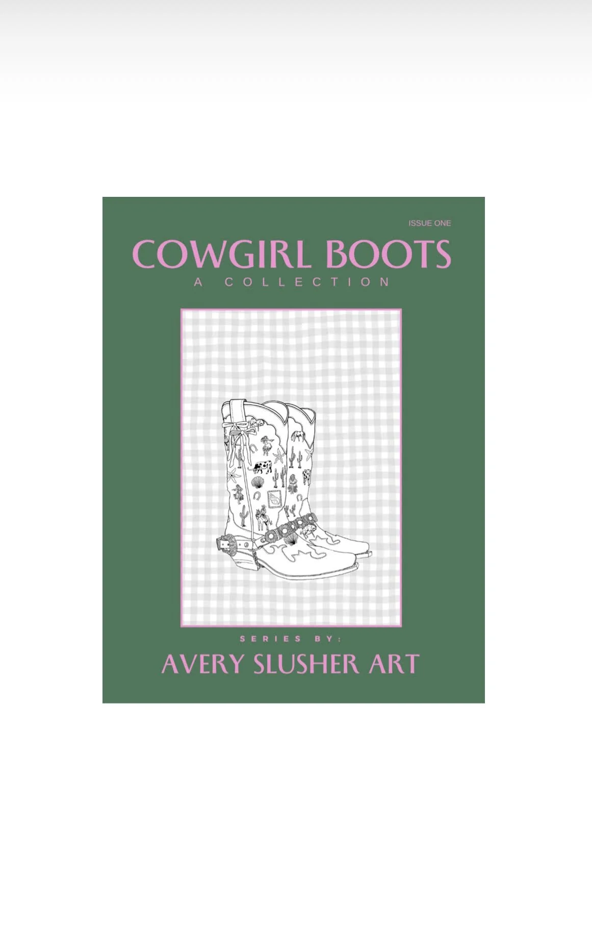 Cowgirl Boot Coloring Book