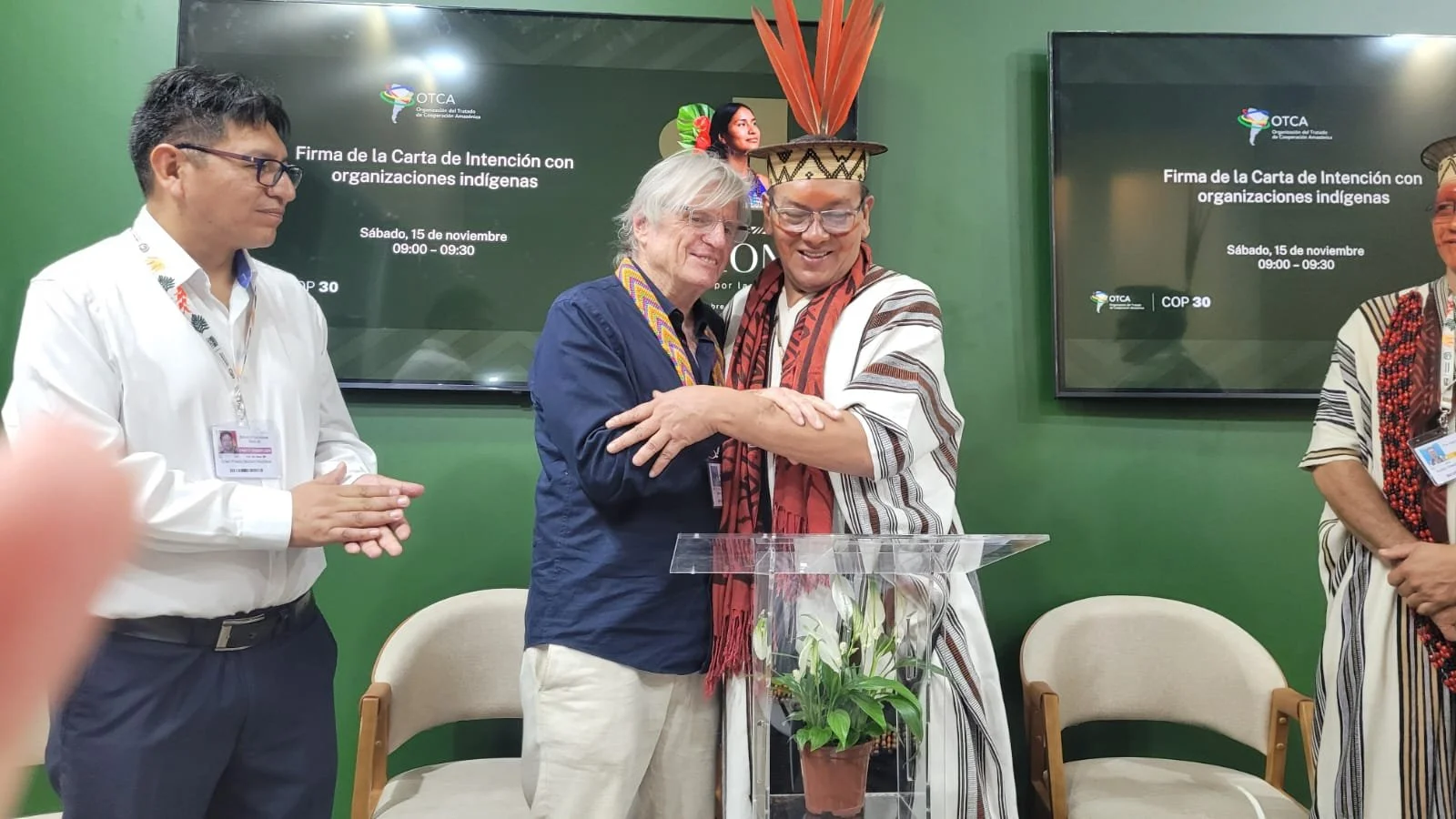 OTCA e organizações indígenas firmam Carta de Intenções para fortalecer a proteção da fronteira amazônica